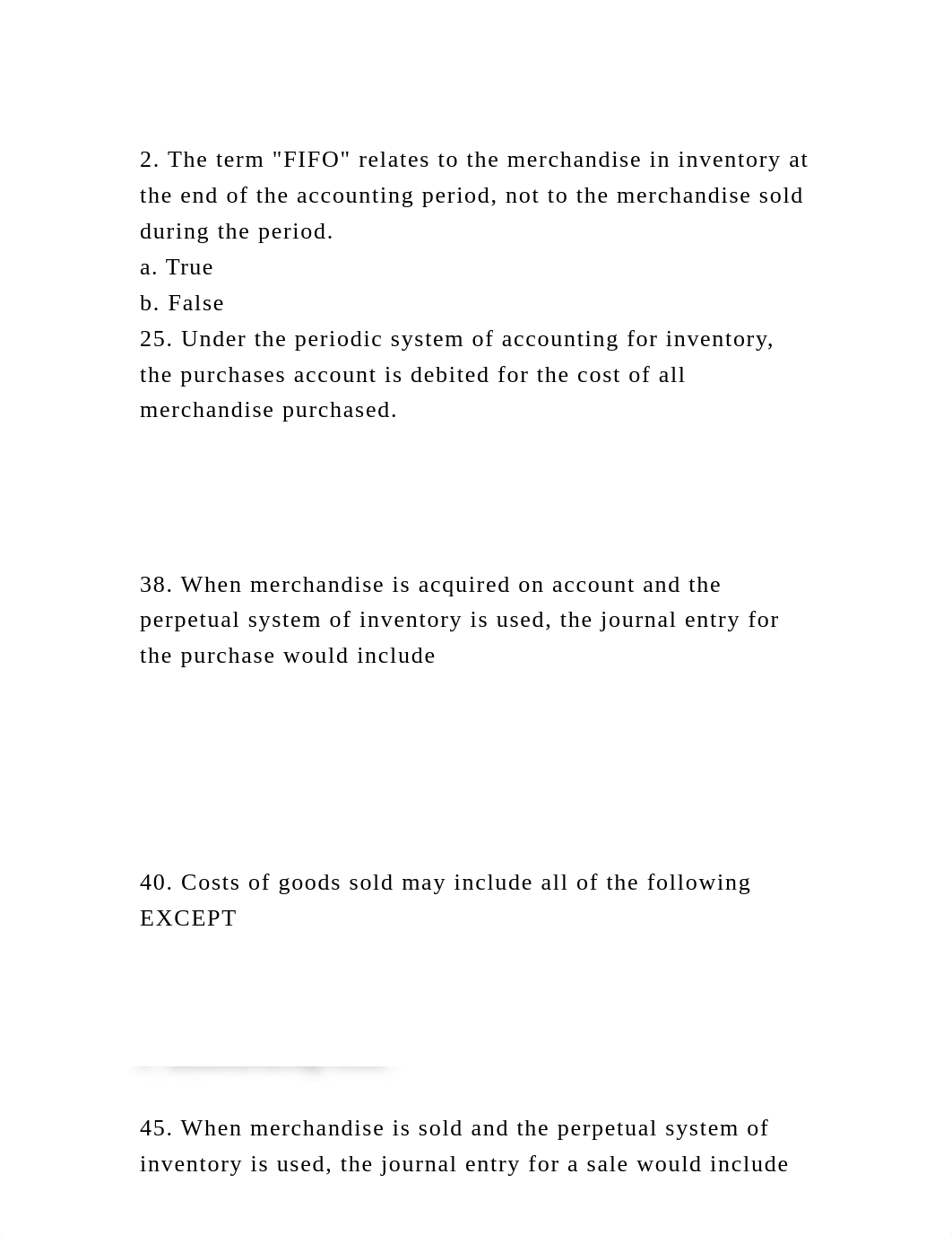 2. The term FIFO relates to the merchandise in inventory at the en.docx_doxtejawqoh_page2