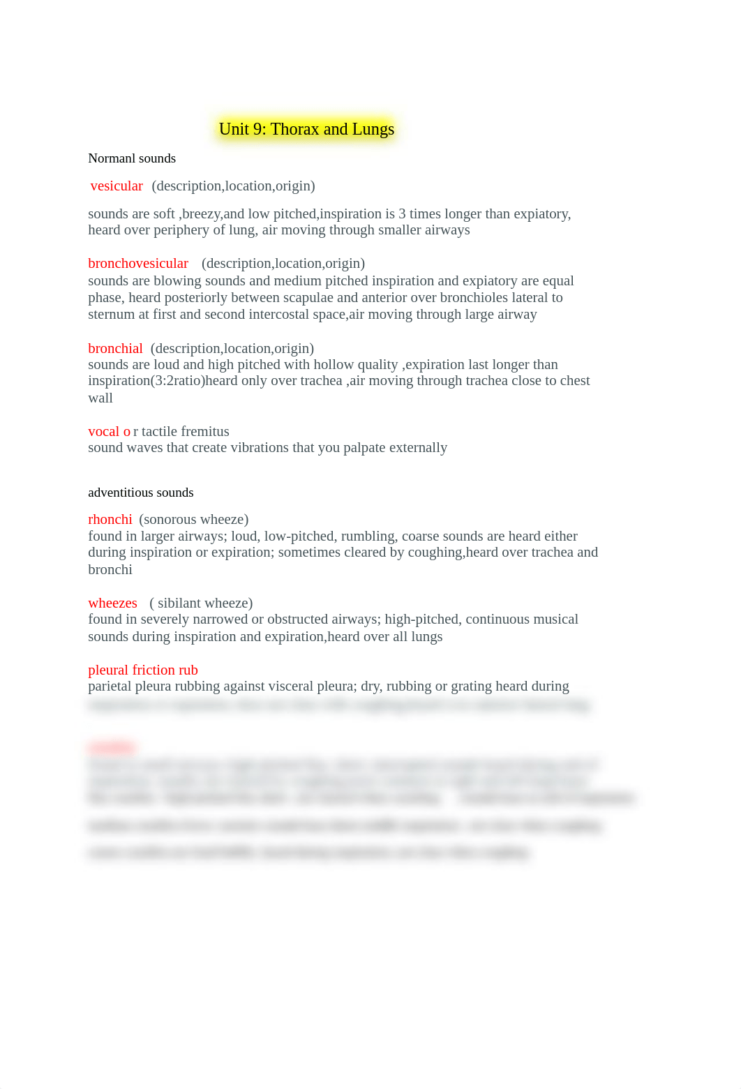 unit 9,10 thorax and lungs  , heart and vascular .docx_doxu9s2g2bk_page1