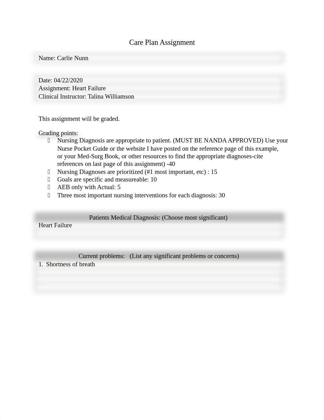 Care Plan Assignment Heart Failure.docx_doxz7sfk2p9_page1