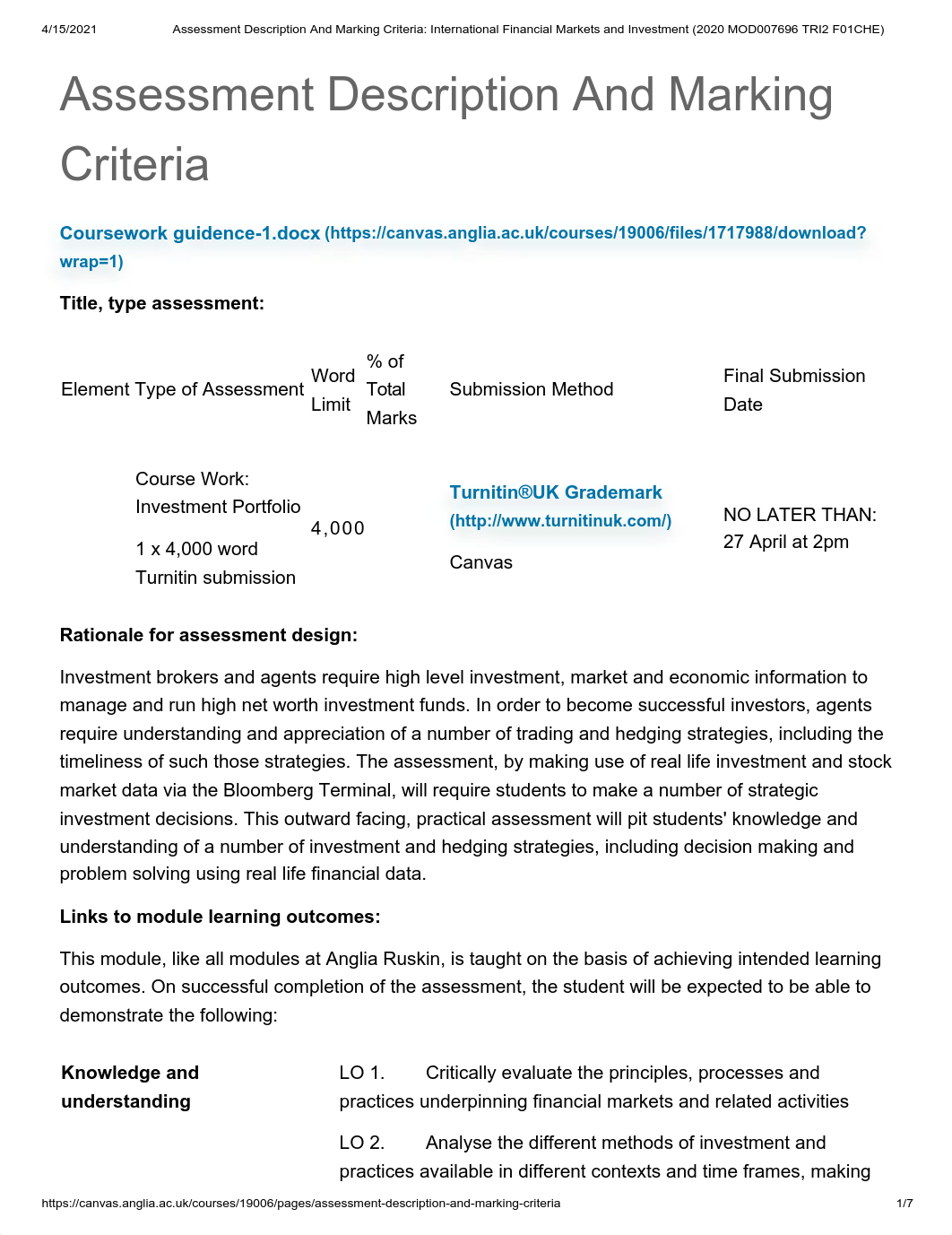 Assessment Description And Marking Criteria_ International Financial Markets and Investment (2020 MO_doykdu4a9kr_page1