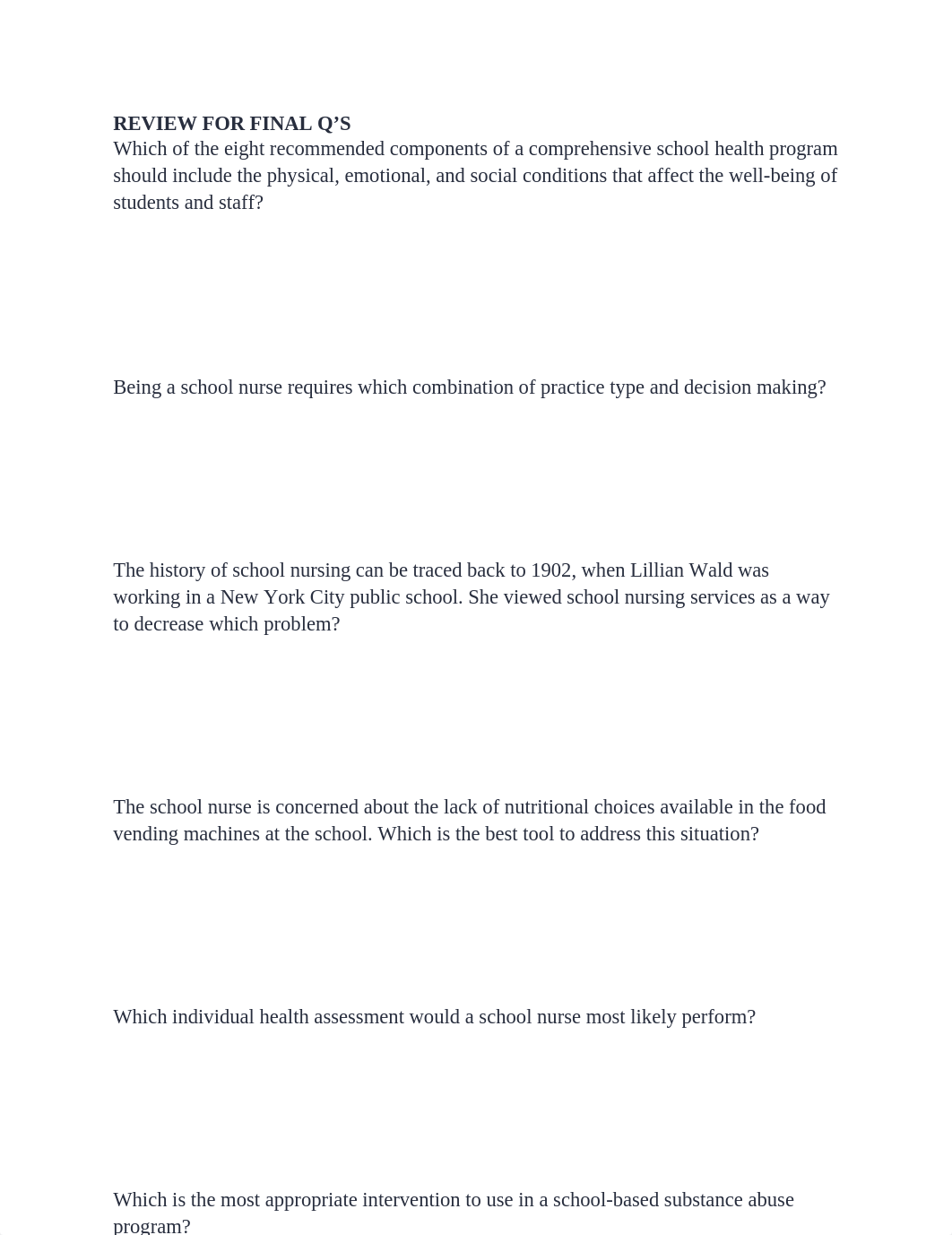 NUR 471 Community Final Practice Questions.docx_doyuelmyk5u_page1