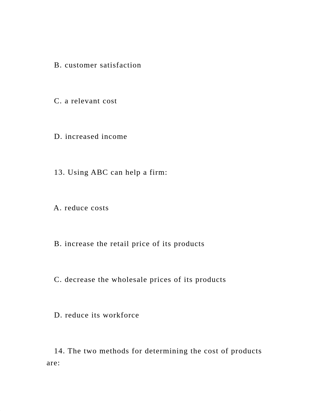 6. An example of a period cost is a(n)      Answer   .docx_doz0xwuj9q5_page3