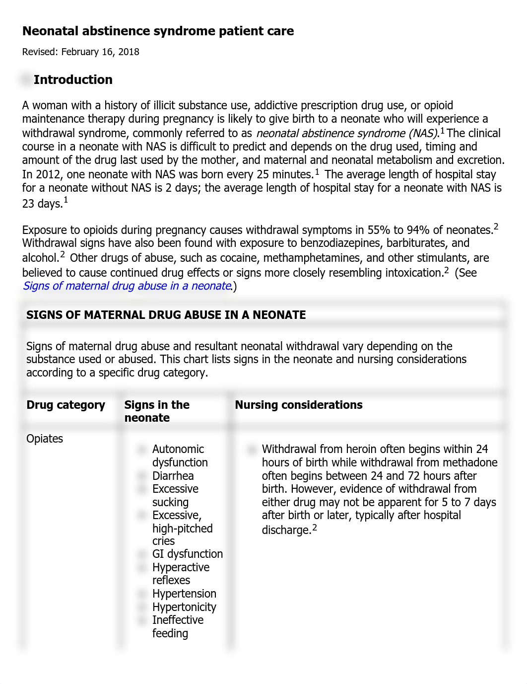 Neonatal Abstinence Syndrome, Patient Care (Lippincott Procedures).pdf_doz1rqzls79_page1