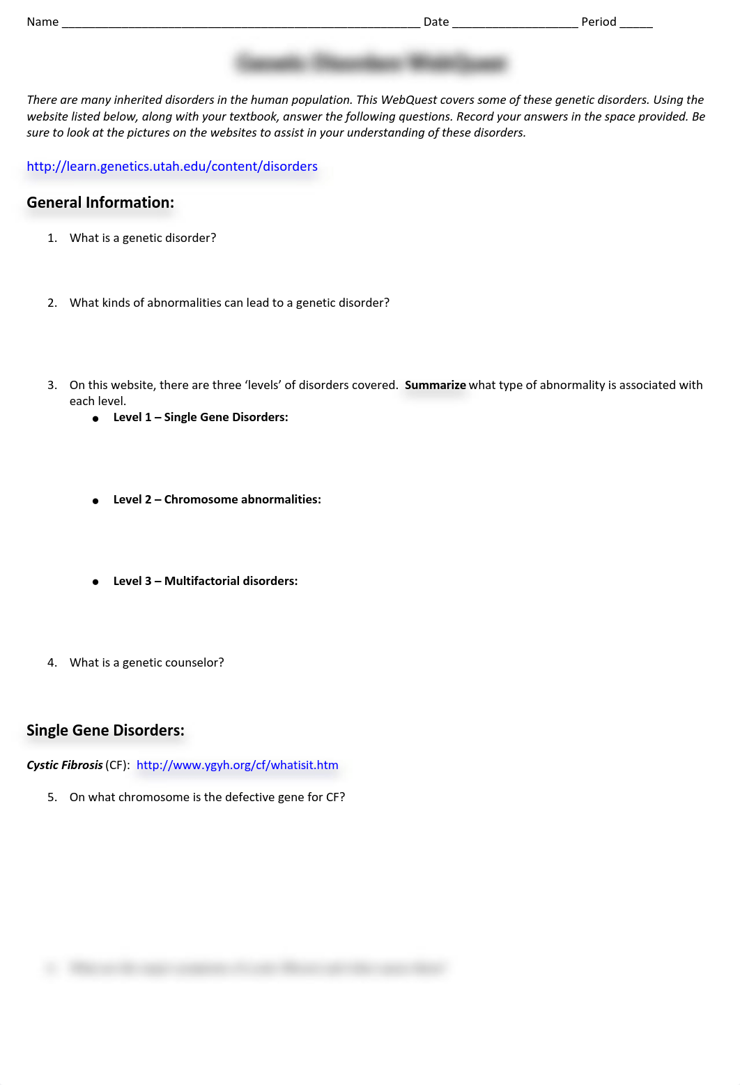 Genetic Disorders WebQuest.pdf_doz4oimrm5k_page1