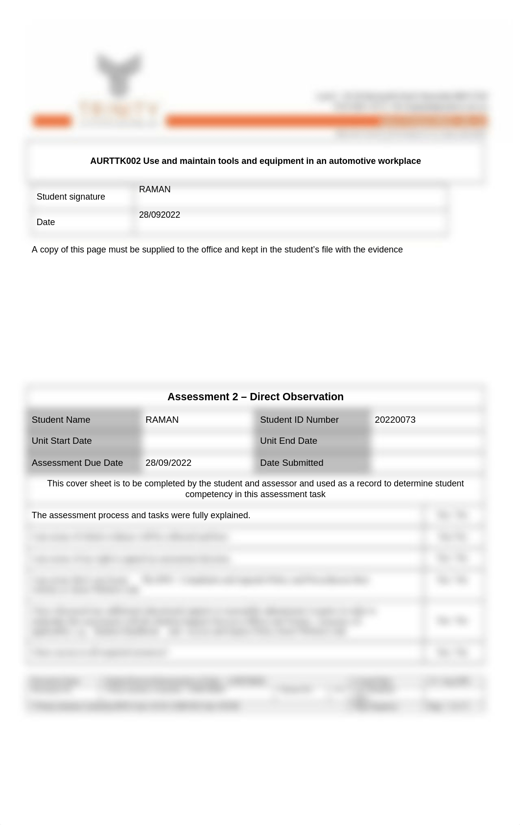 AURTTK102_Assessment 2_Practical Demonstration (answers) (1) (1) (1).docx_dozcqj41upm_page3