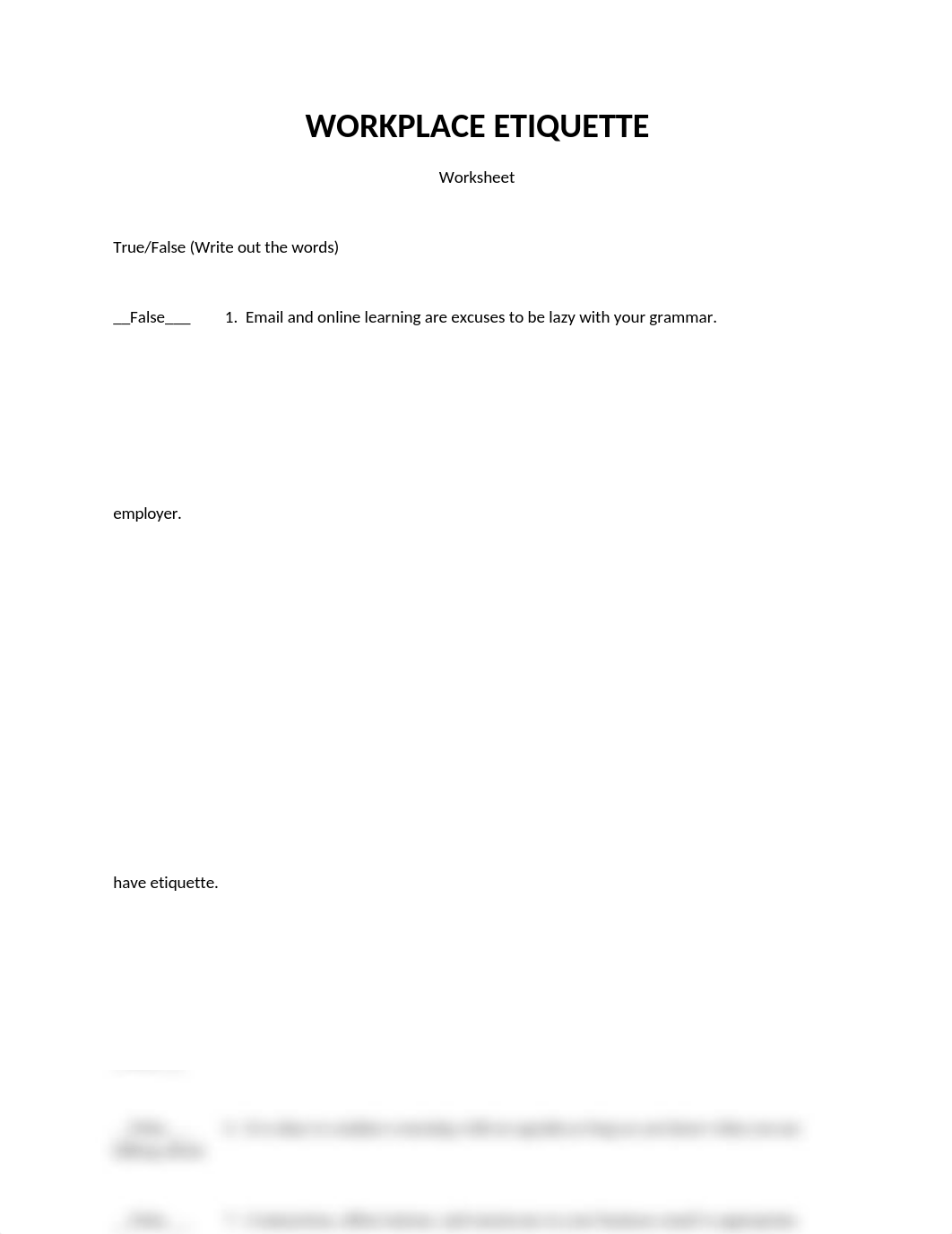 WORKPLACE ETIQUETTE Worksheet.docx_dozdi055ywl_page1