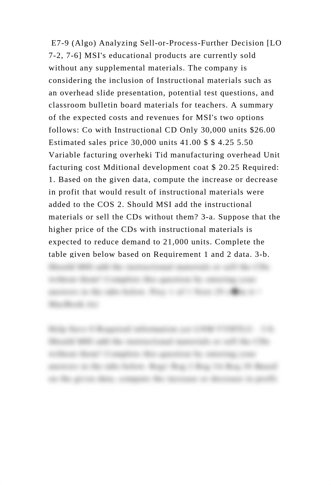 E7-9 (Algo) Analyzing Sell-or-Process-Further Decision [LO 7-2, 7-6] .docx_dozh20fqivw_page2