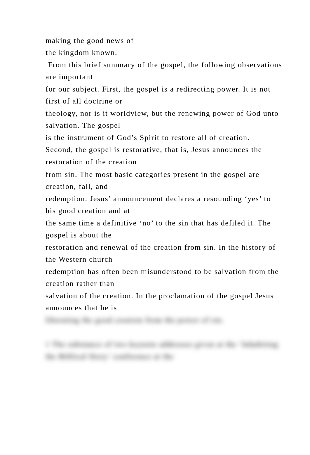 READING THE BIBLE AS ONE STORY1Michael W. GoheenTrinity .docx_dozmug21cqi_page4