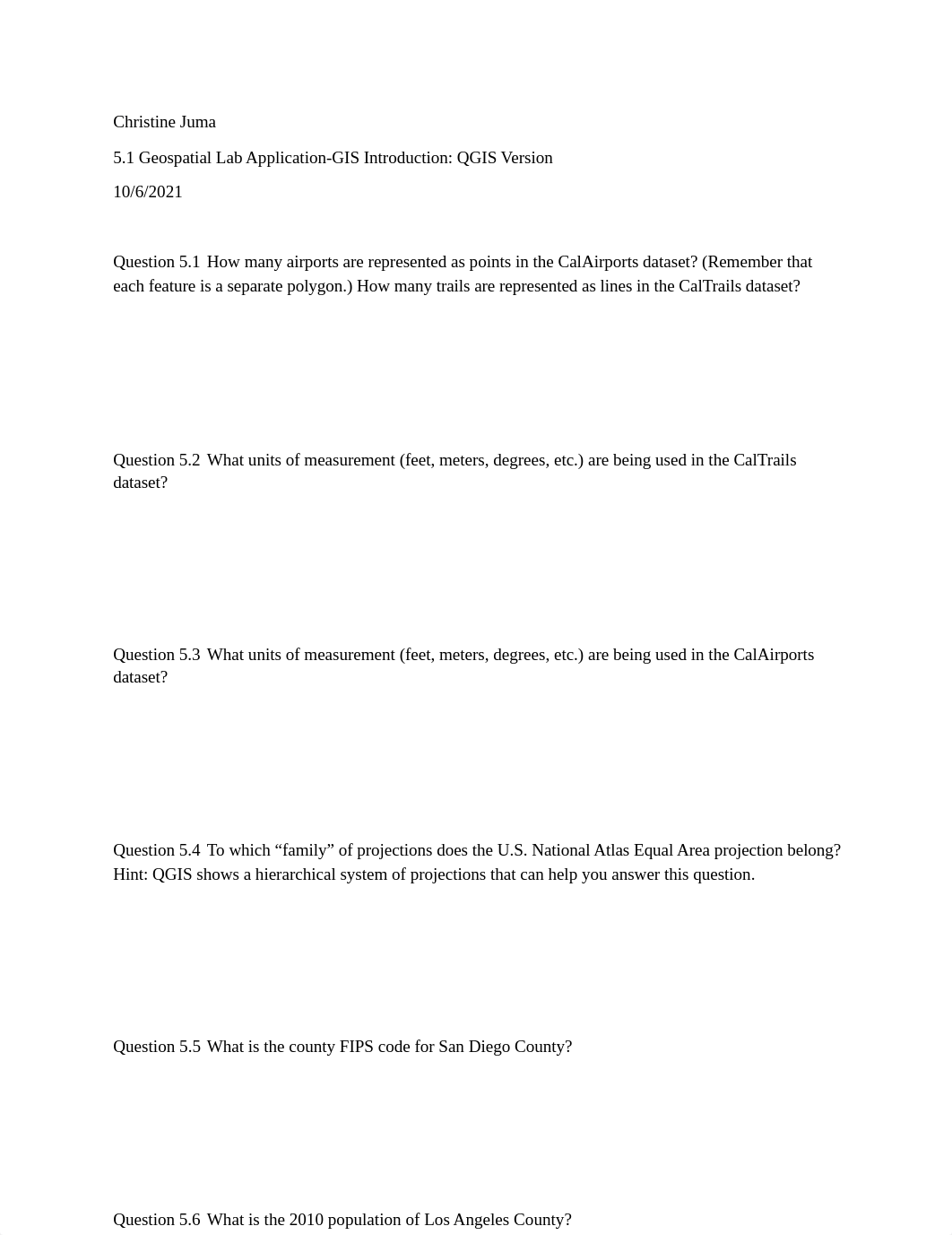 Geospatial Lab Application 5.1-GIS Introduction QGIS Version.docx_doznlwuqjqn_page1