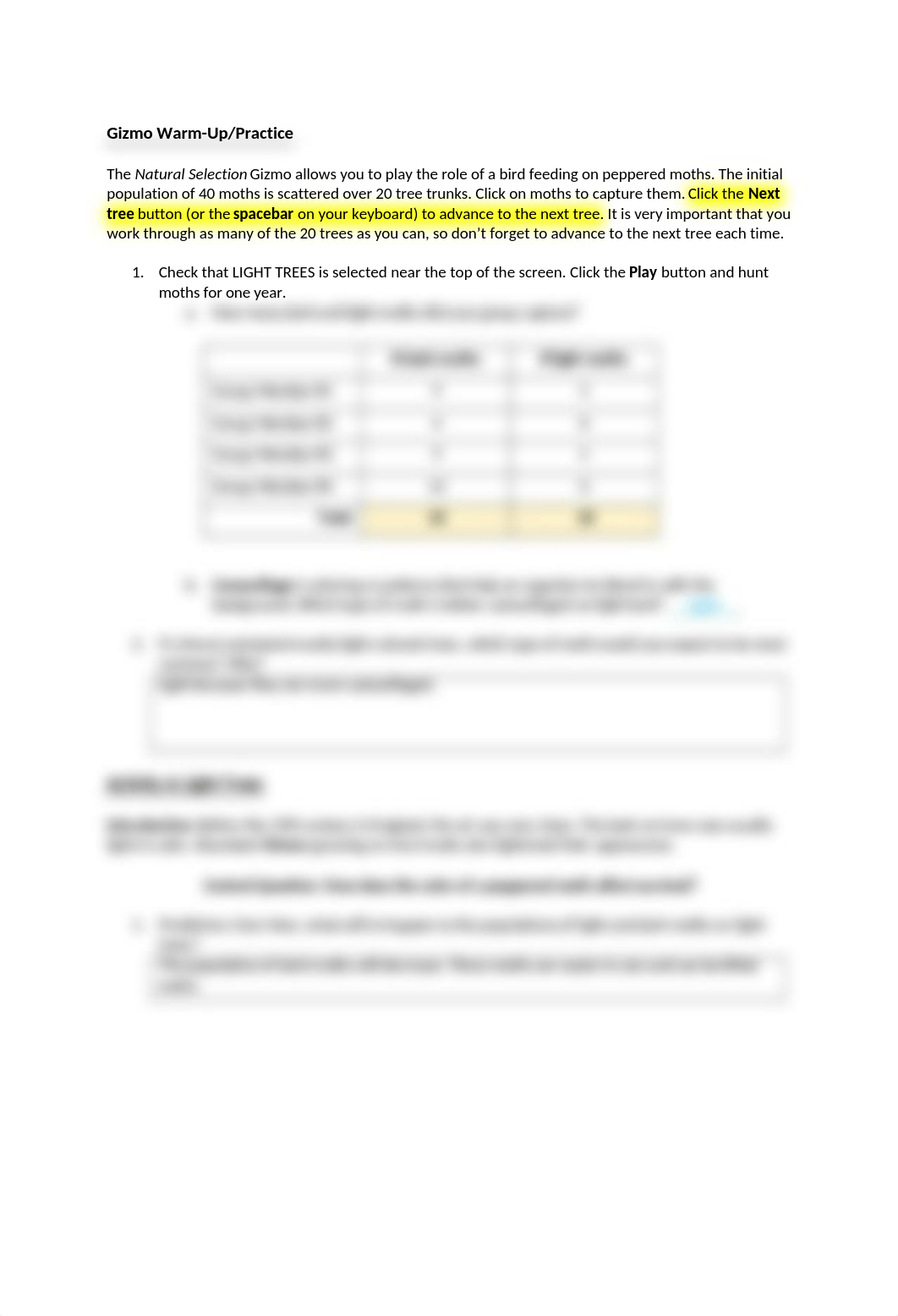 Evolution and Natural Selection Worksheet.docx_dozv89lkfu8_page2