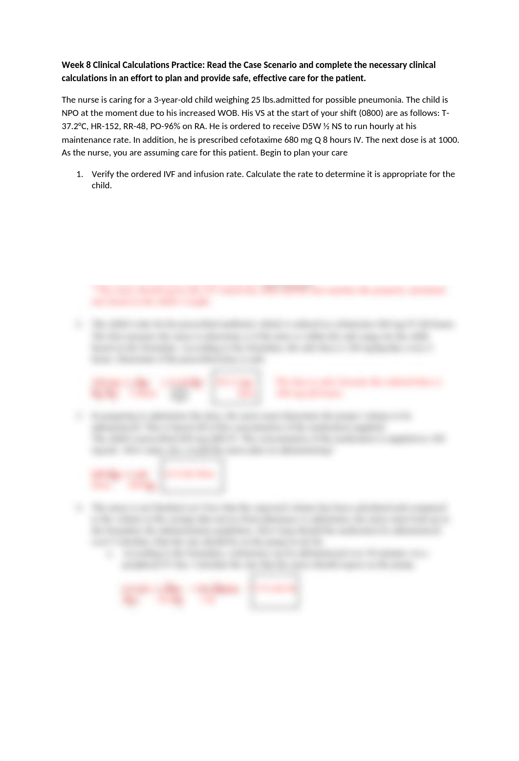 Week 8 Clinical Calculations Practice with answers(1).doc_dp0dx31lwi2_page1