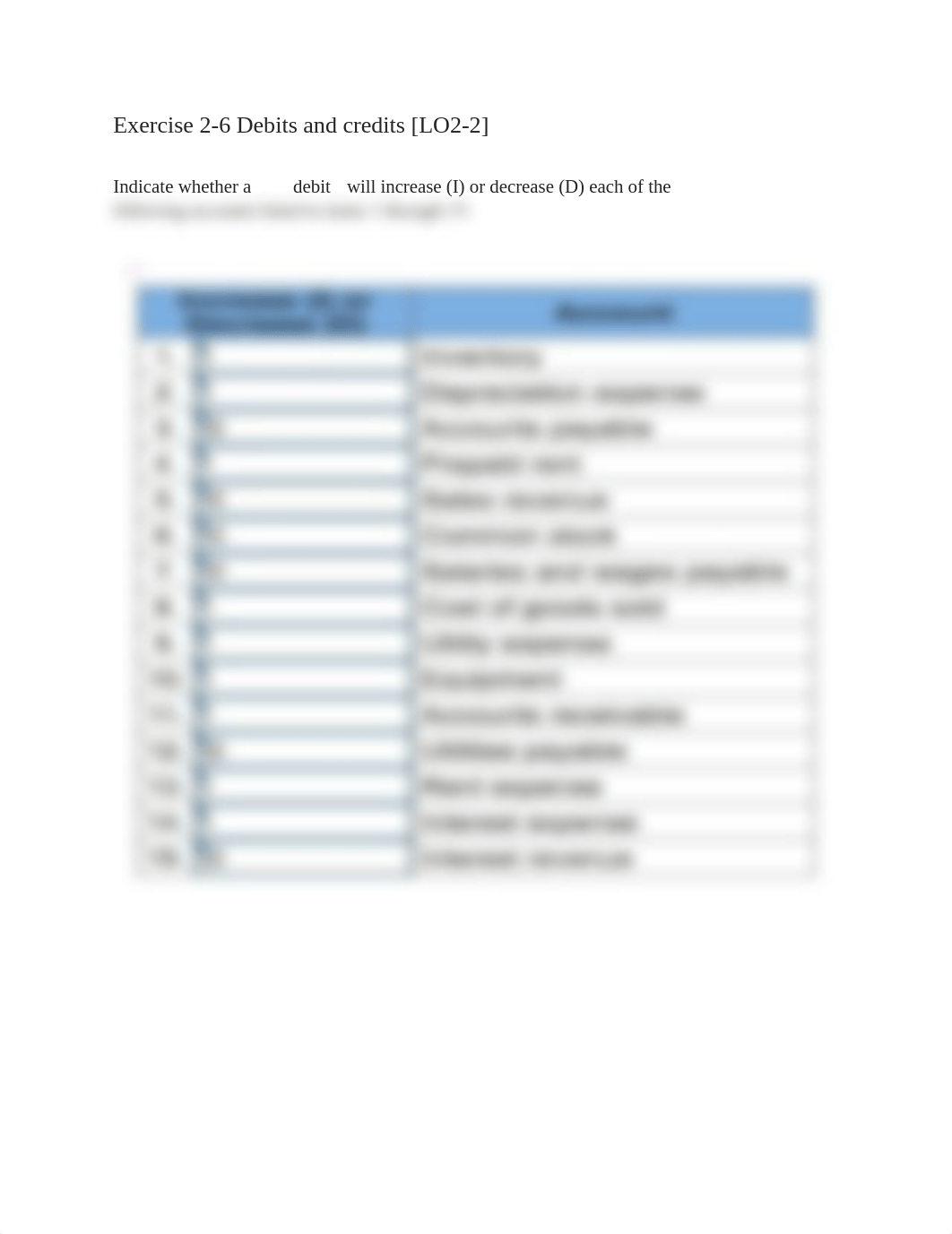 Exercise 2-6 Debits and credits .docx_dp1e0hrawy4_page1