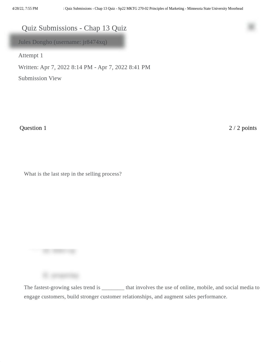 _ Quiz Submissions - Chap 13 Quiz - Sp22 MKTG 270-02 Principles of Marketing - Minnesota State Unive_dp1eok7uq6u_page1