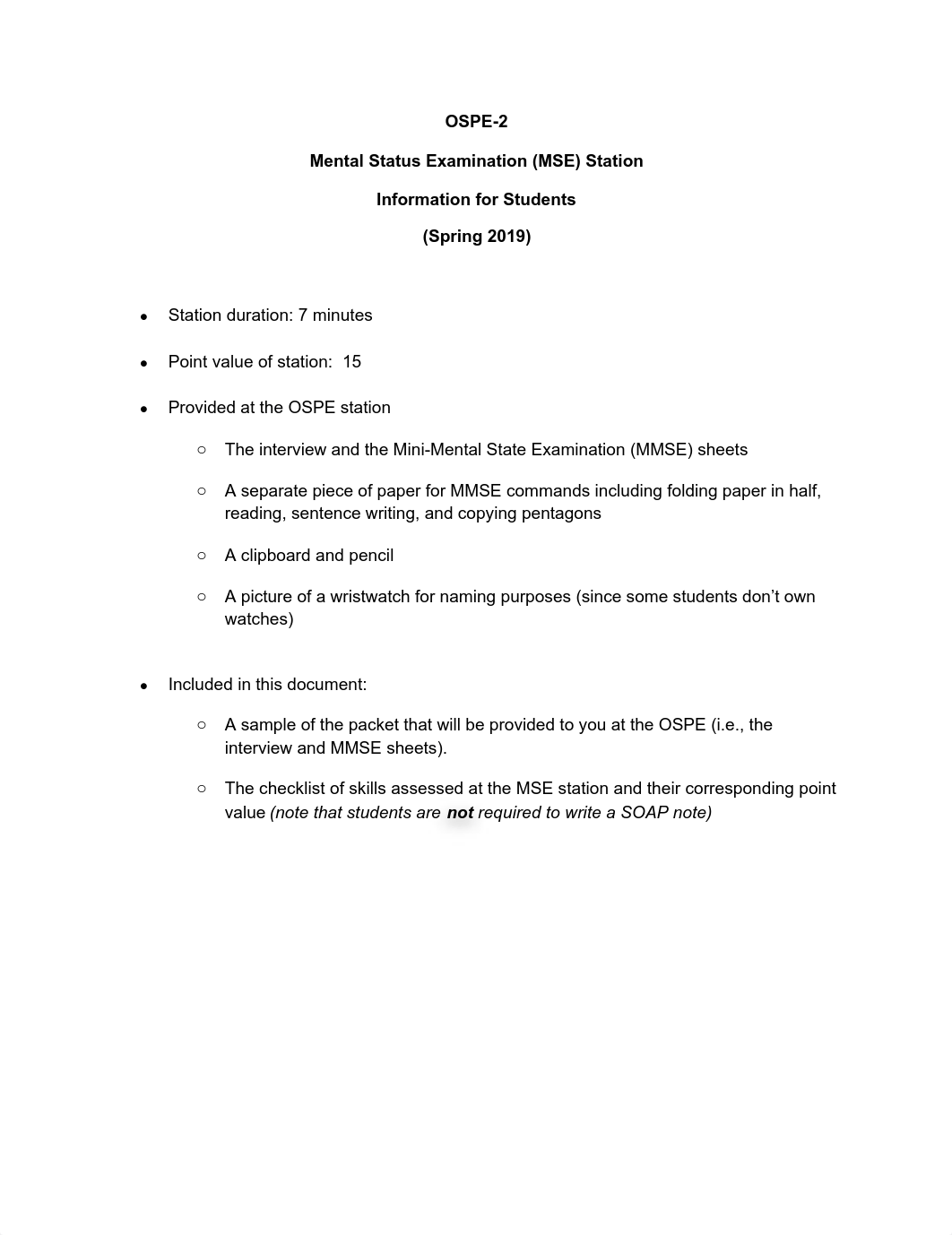 OSPE MSE Station Info Sheet for Students _Behav Sci_ S2019.pdf_dp1esbjtco8_page1