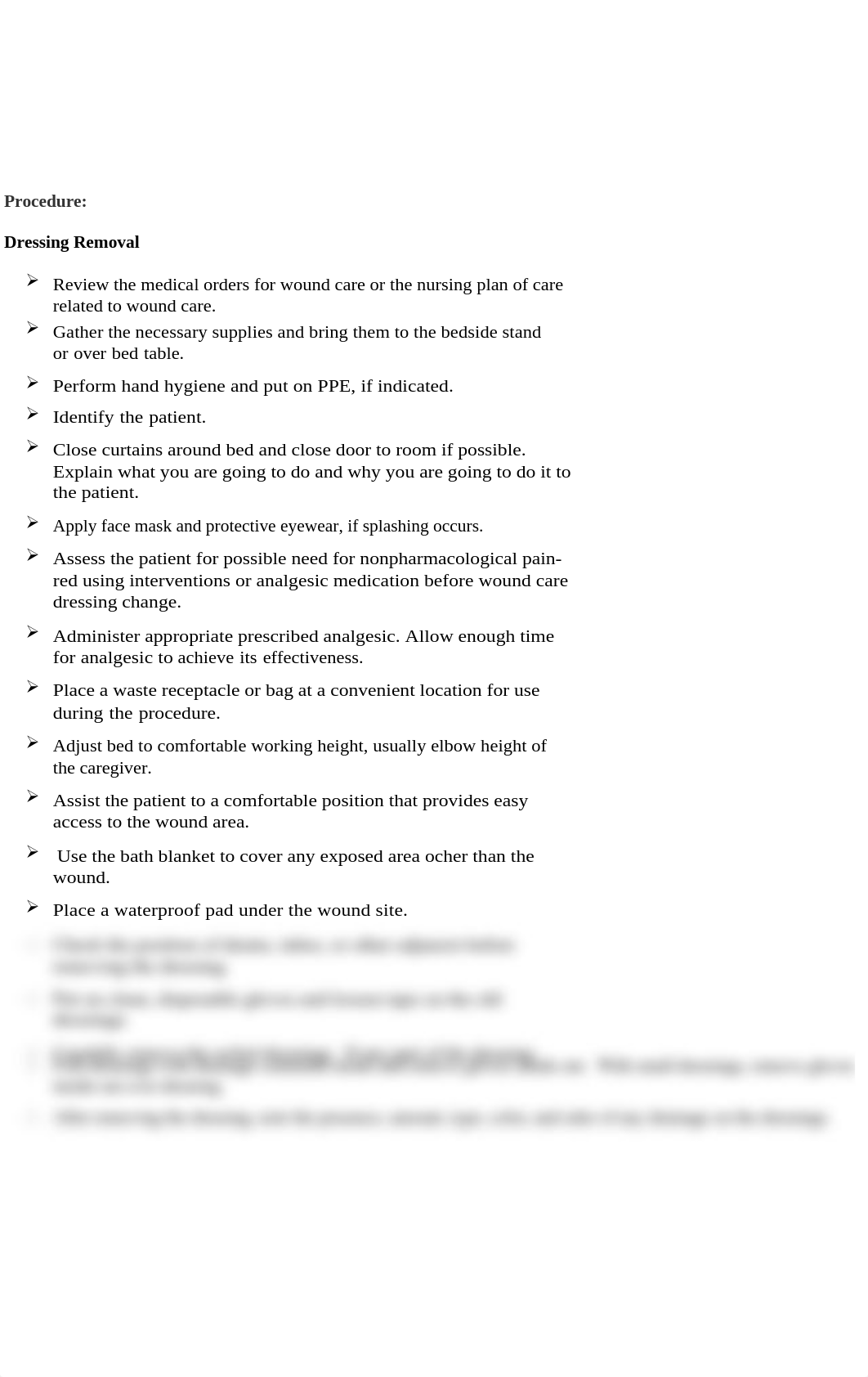 Wet to Dry Dressing Objectives and Checklist.docx_dp1nnusu88f_page2