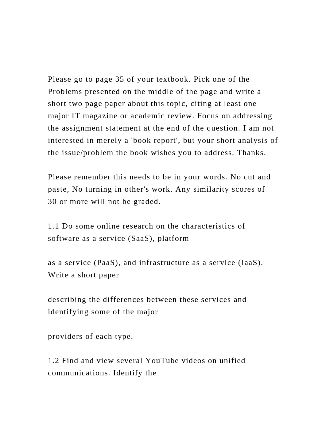 Please go to page 35 of your textbook. Pick one of the Problems .docx_dp1ob4ezdh1_page2