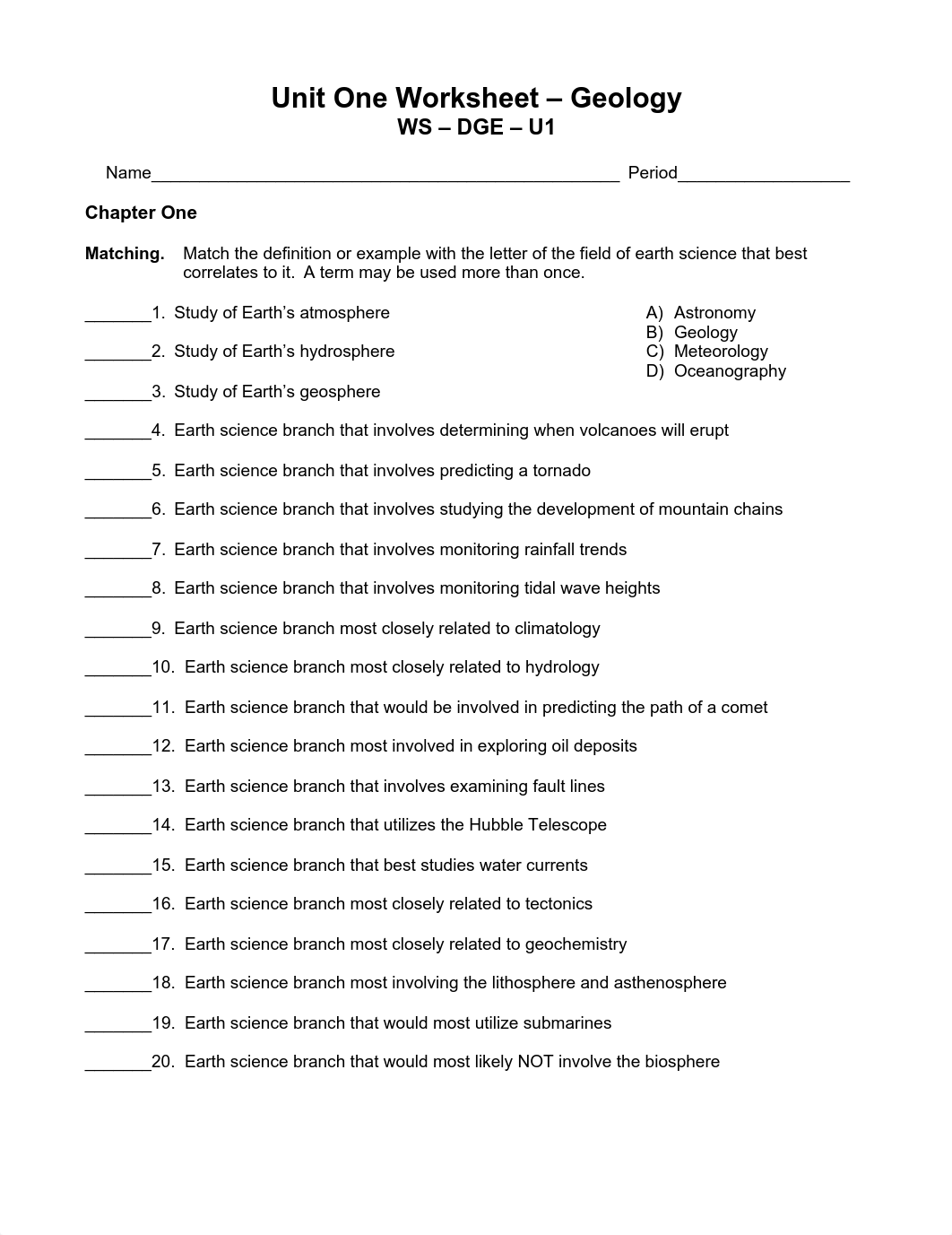 Unit One Worksheet Geology.pdf_dp2bnxsg2h0_page1