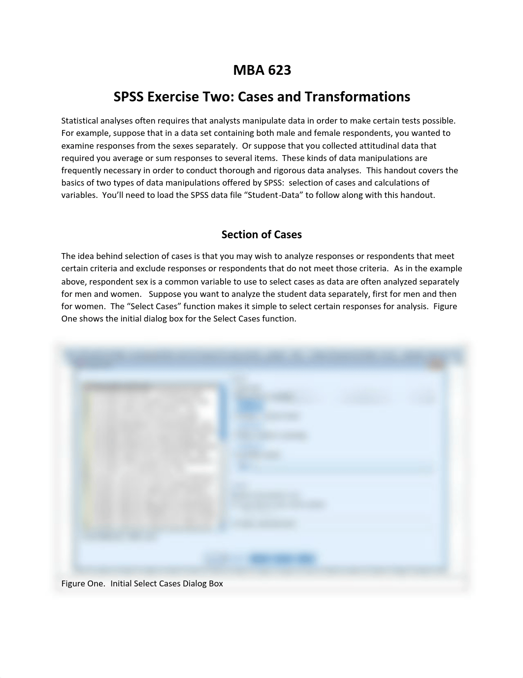 SPSS Exercise Two - Cases and Transformations.pdf_dp2c8jzehmg_page1