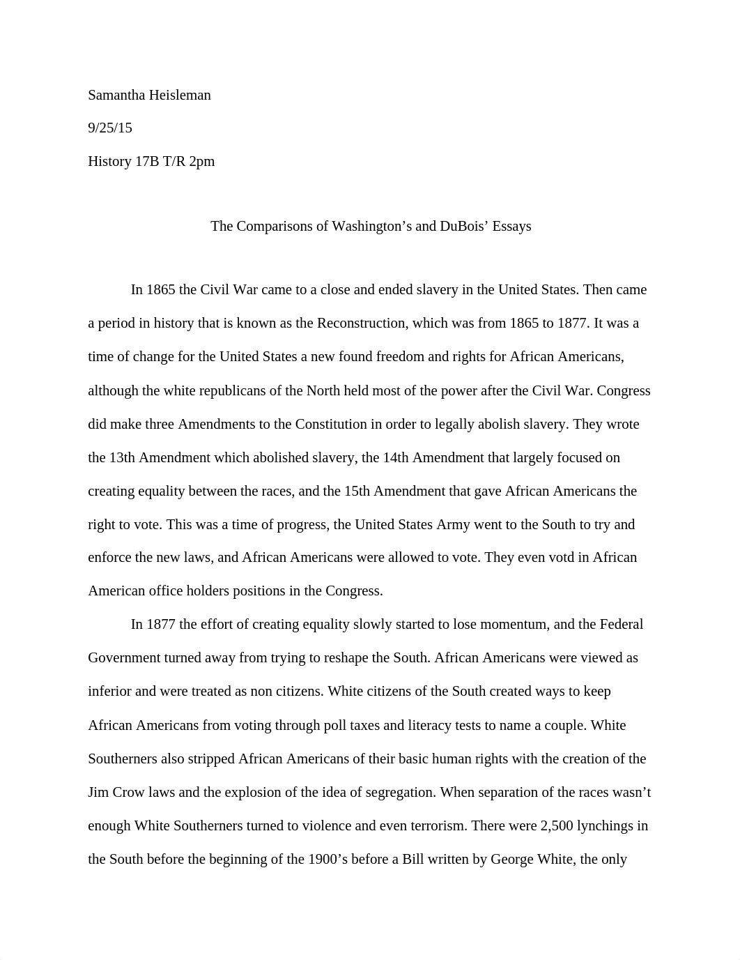 The Comparisons of Washington's and DuBois' Essays_dp2nft93od0_page1