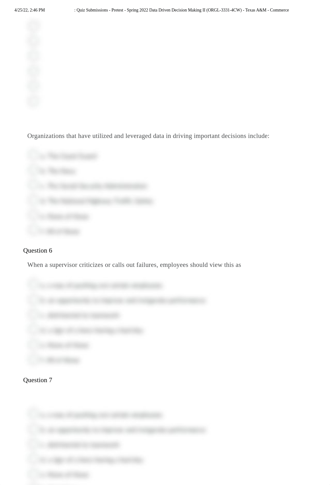 _ Quiz Submissions - Pretest - Spring 2022 Data Driven Decision Making II (ORGL-3331-4CW) - Texas A&_dp2uio3jf2s_page2