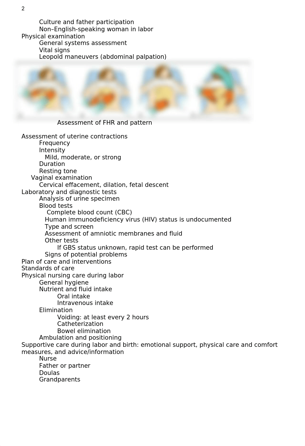 Nursing Care of the Family During Labor and Birth Ch 19 Notes.odt_dp2uywyt4na_page2