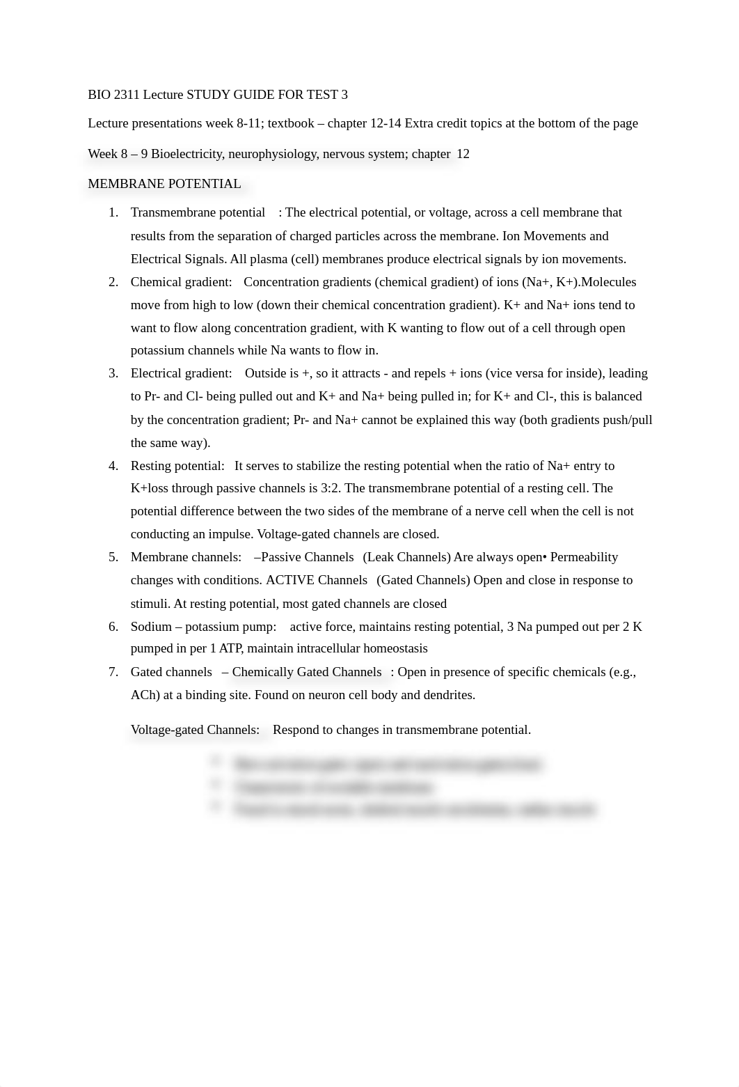 BIO 2311 Lecture STUDY GUIDE FOR TEST 3.docx_dp3tt6tdx36_page1