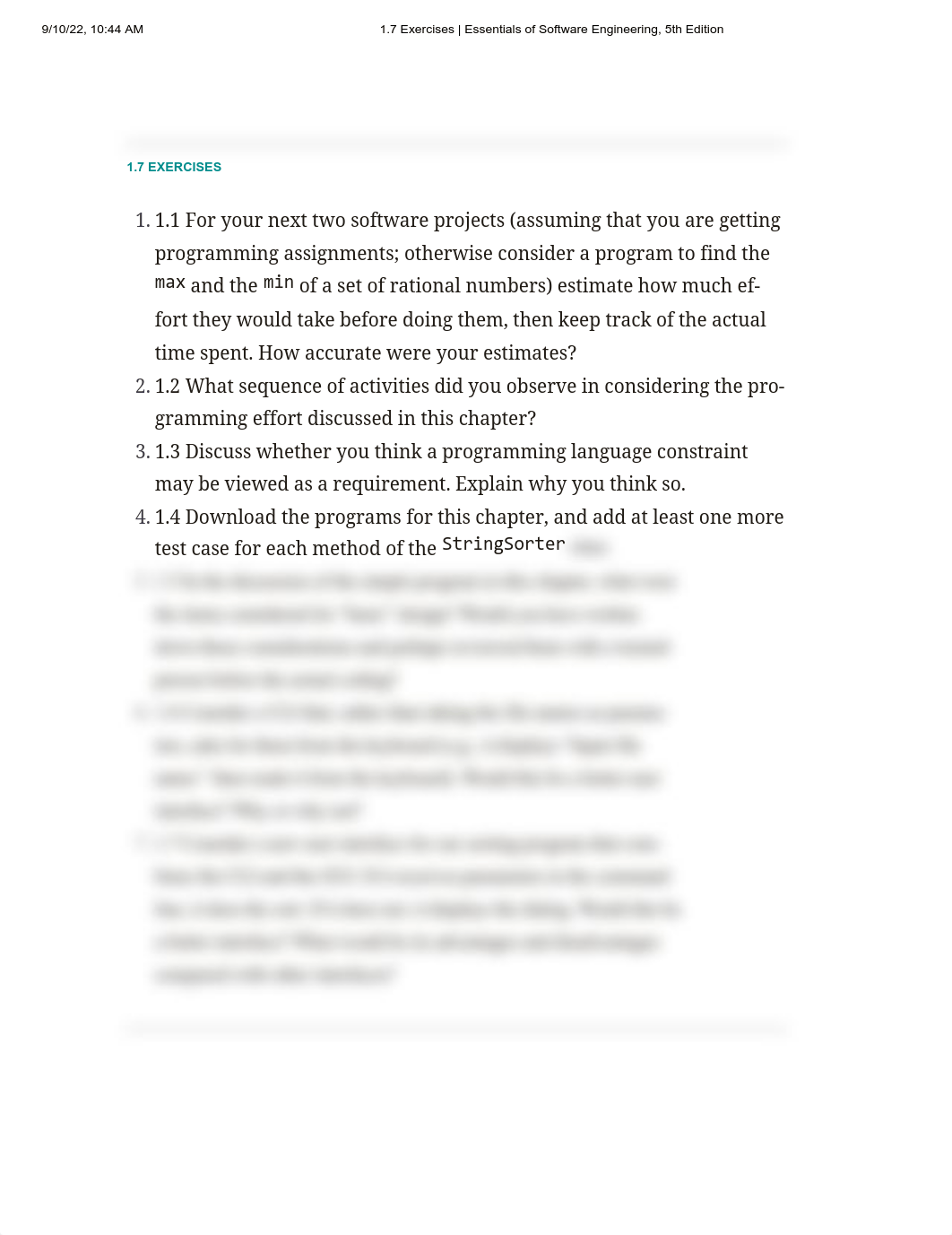 1.7 Exercises _ Essentials of Software Engineering, 5th Edition.pdf_dp3v63wxlpy_page1