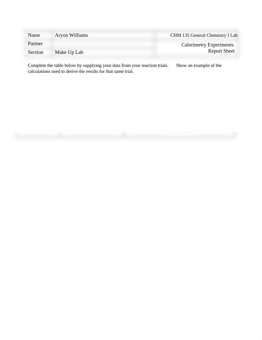 CHM 135 Calorimetry Report Sheet-1.docx_dp4bf6chz56_page1