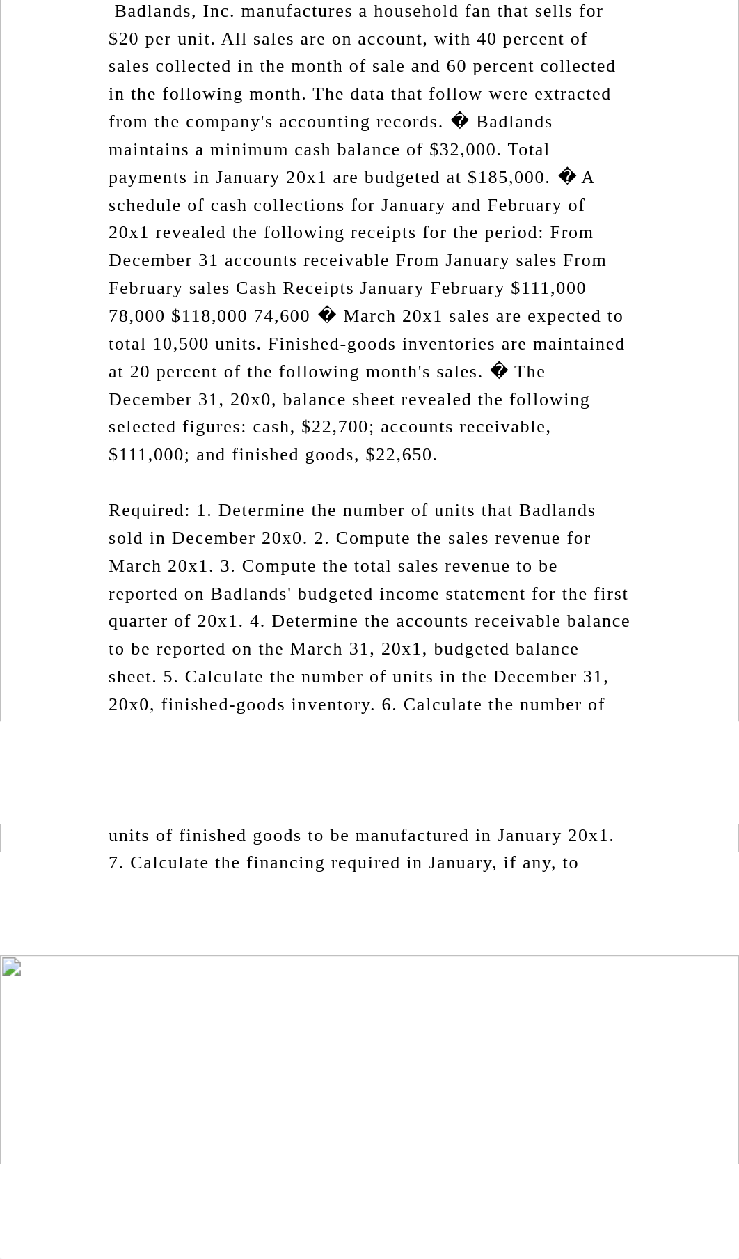 Badlands, Inc. manufactures a household fan that sells for $20 per un.docx_dp4clokzp0i_page2