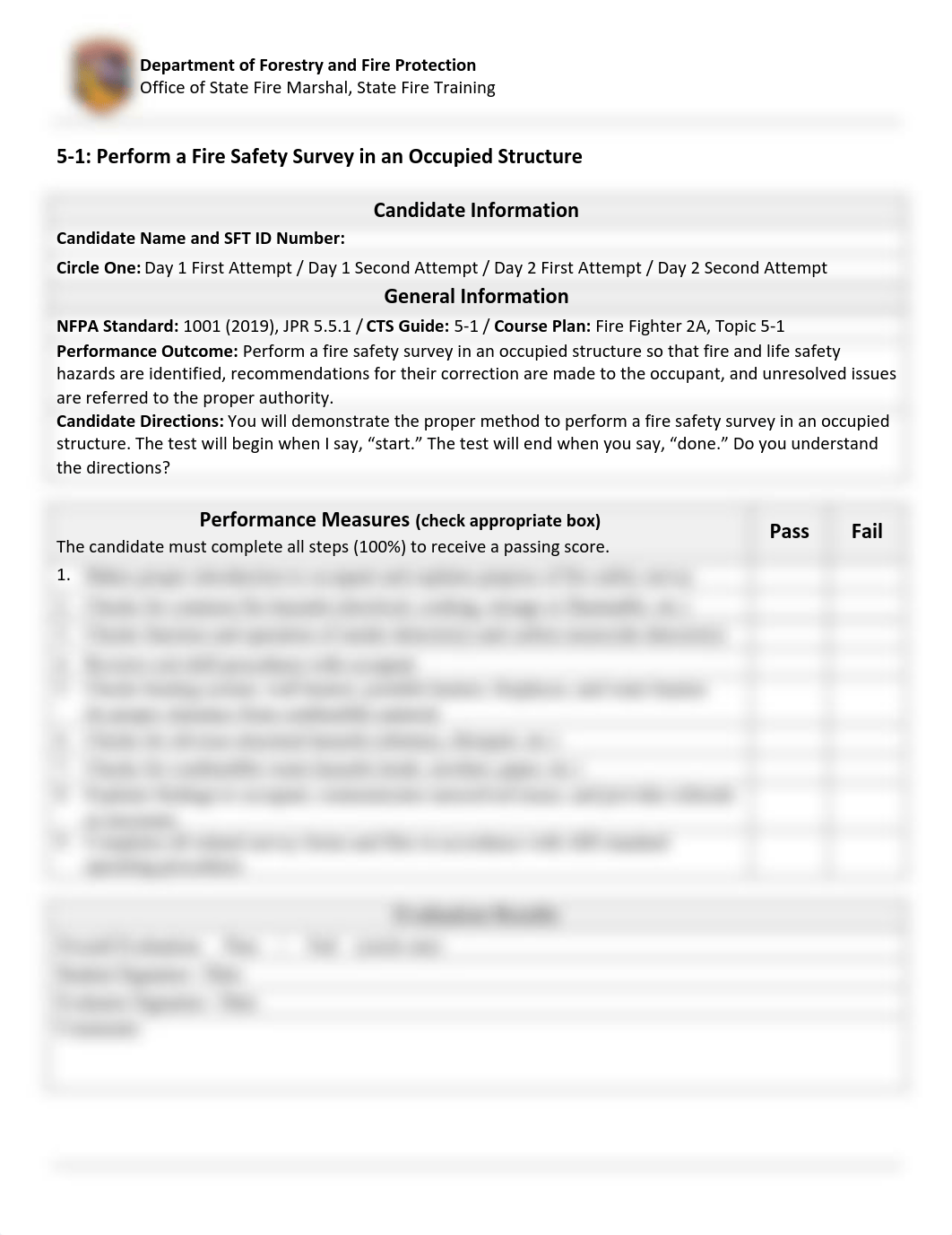 FF2A - Skill Sheet - 5-1 - Perform a Fire Safety Survey in an Occupied Structure (20191122) (1).pdf_dp4ge4gf3ox_page1