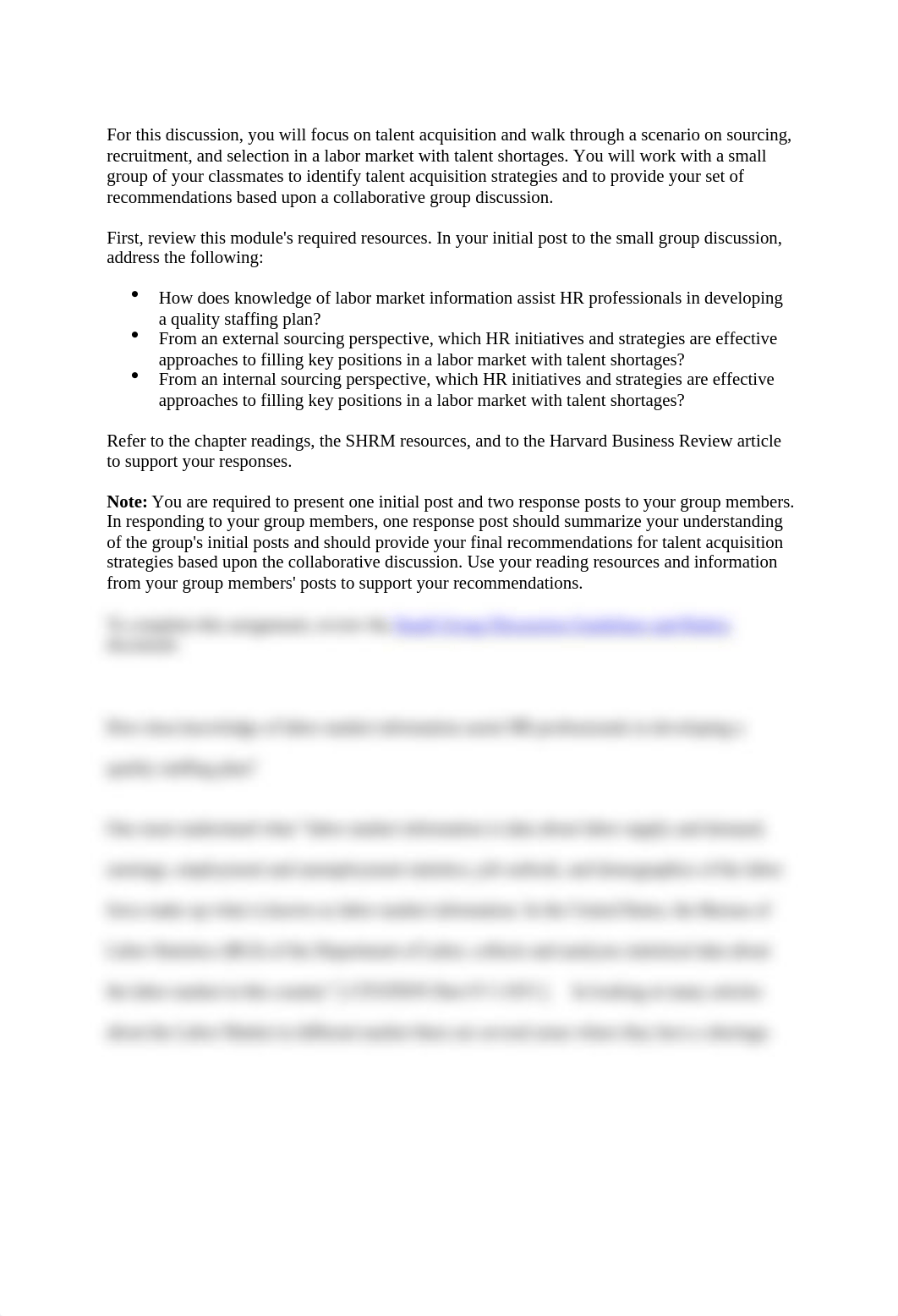 2-2 Small Group Discussion Staffing Challenges in a Labor Shortage Market.docx_dp57evy5mrr_page1