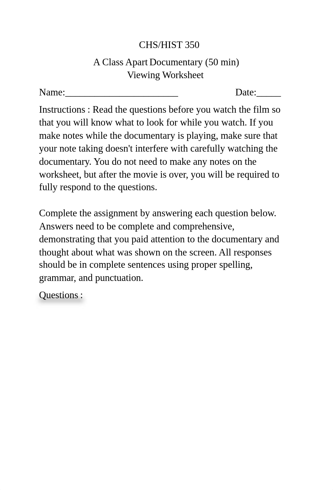 A Class Apart Viewing Worksheet_CHS 350.pdf_dp59w07mjxx_page1