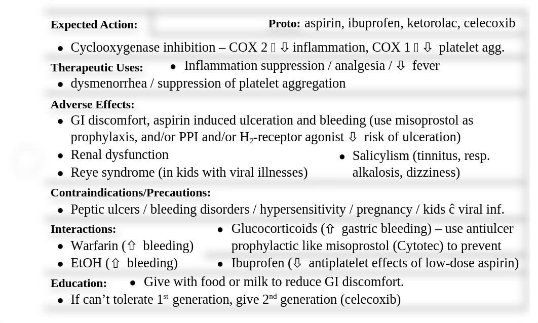 ATI Flash Cards 04, Medications for Pain and Inflammation.doc_dp5kdif3mmn_page3