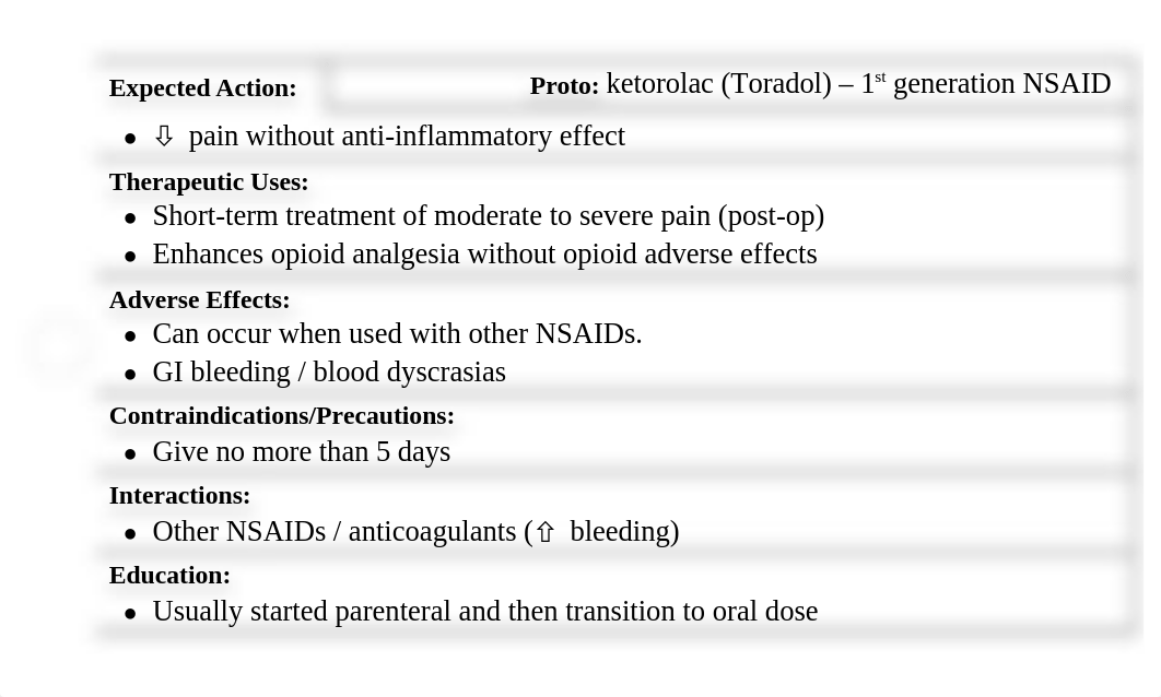 ATI Flash Cards 04, Medications for Pain and Inflammation.doc_dp5kdif3mmn_page4