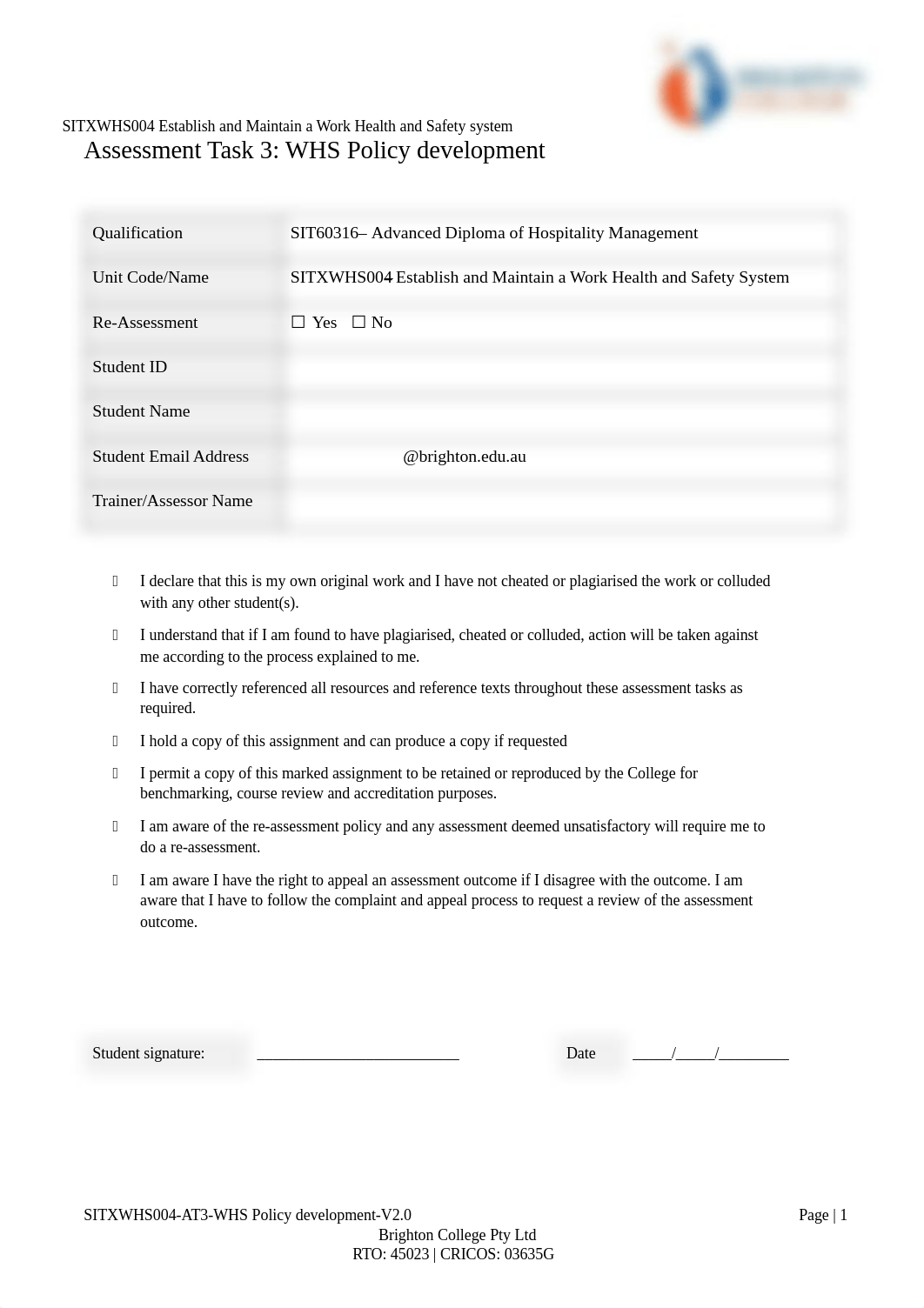 SITXWHS0004 [YOUR NAME_ID] AT3 WHS Policy development V2.0.pdf_dp5vsuugoxb_page1