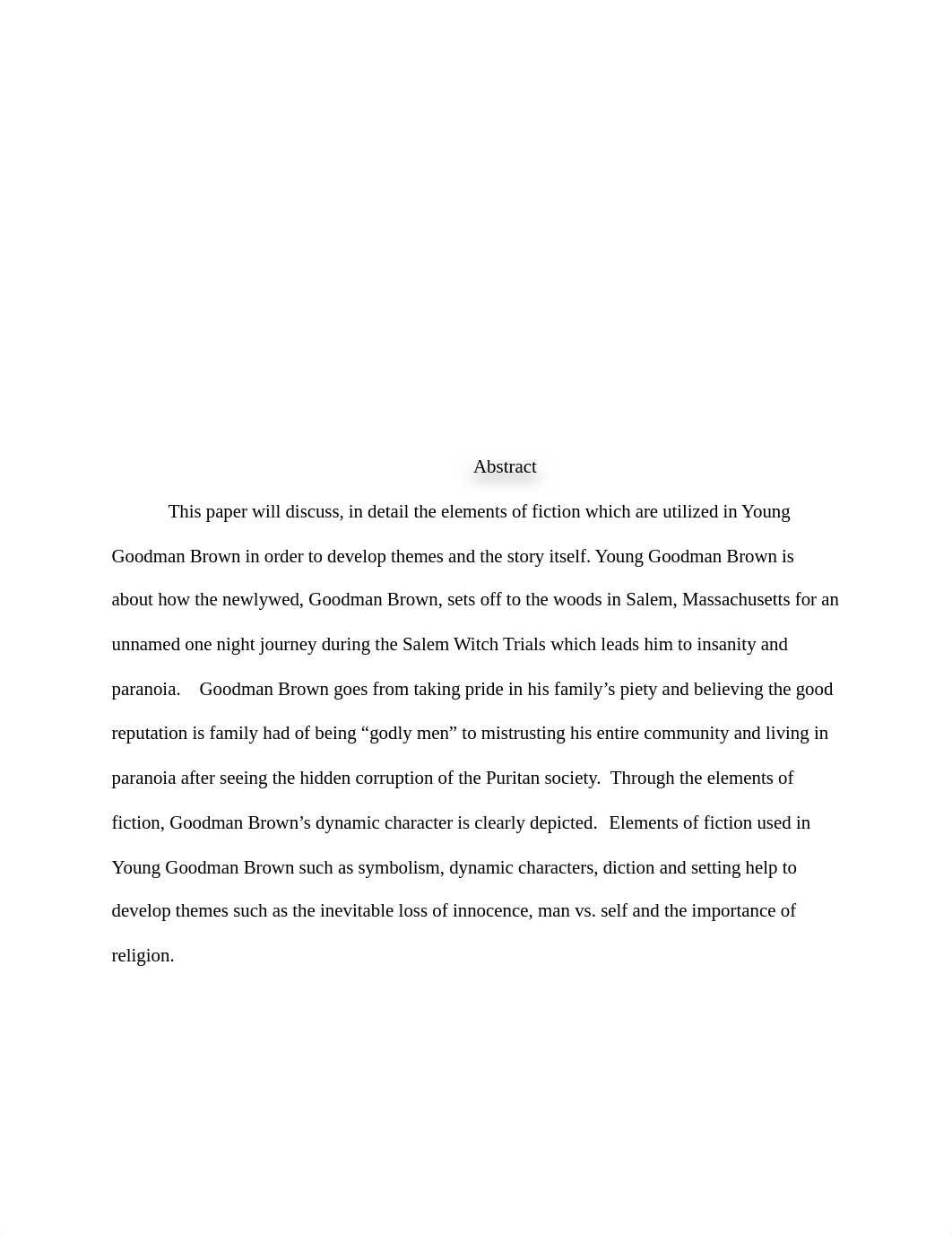 Young Goodman Brown Fiction Paper.pdf_dp5w6ytc269_page1