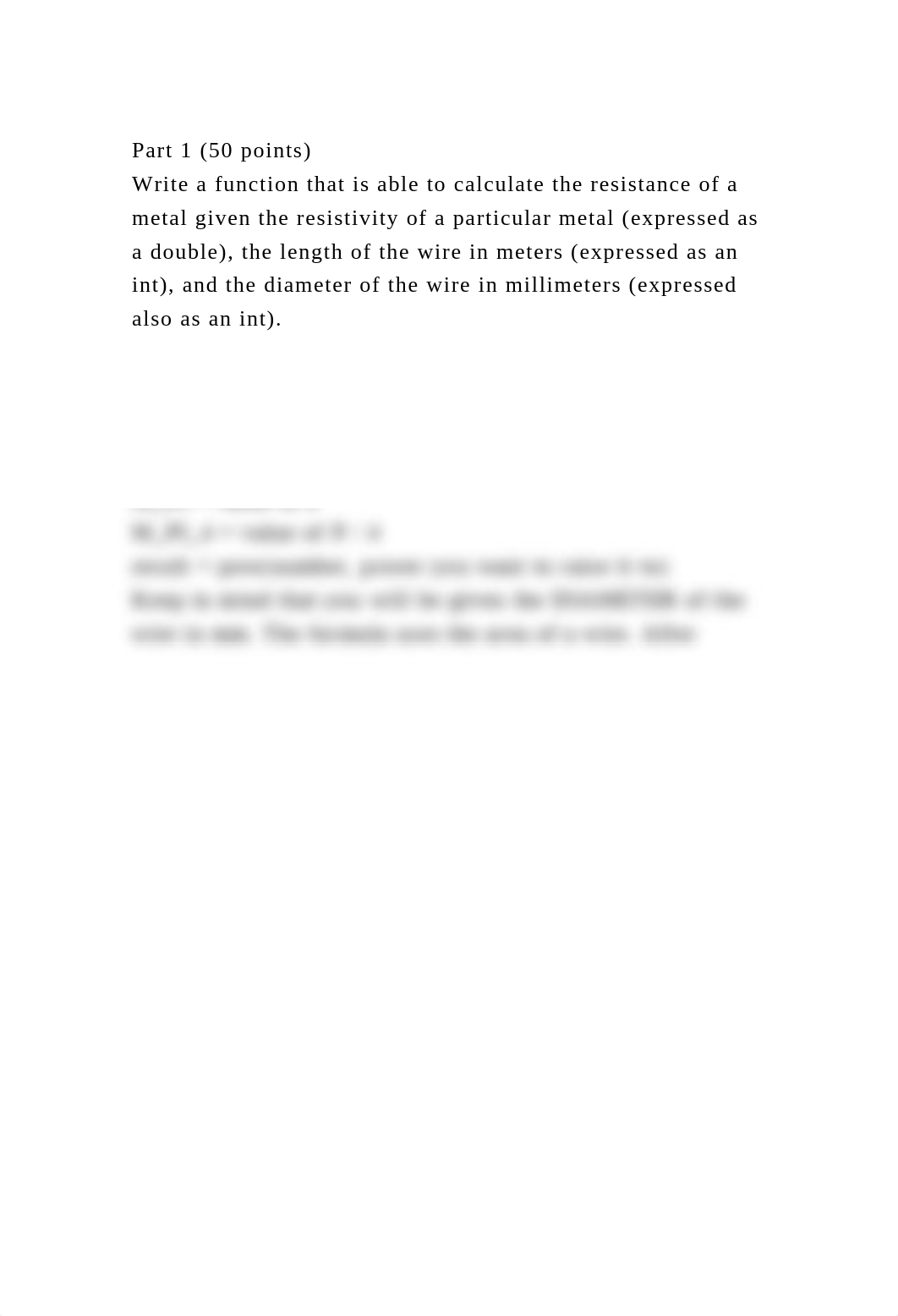 Part 1 (50 points)Write a function that is able to calculate the r.docx_dp62nuct4ua_page2