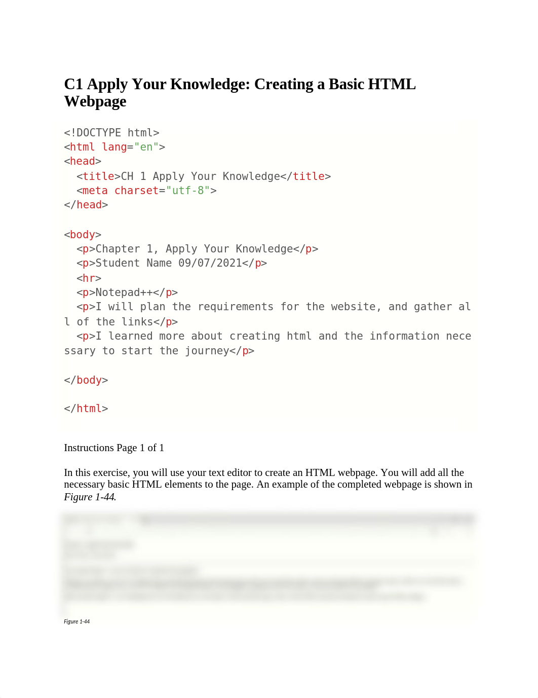 C1 Apply Your Knowledge Creating a Basic HTML Webpage.docx_dp647tj155j_page1