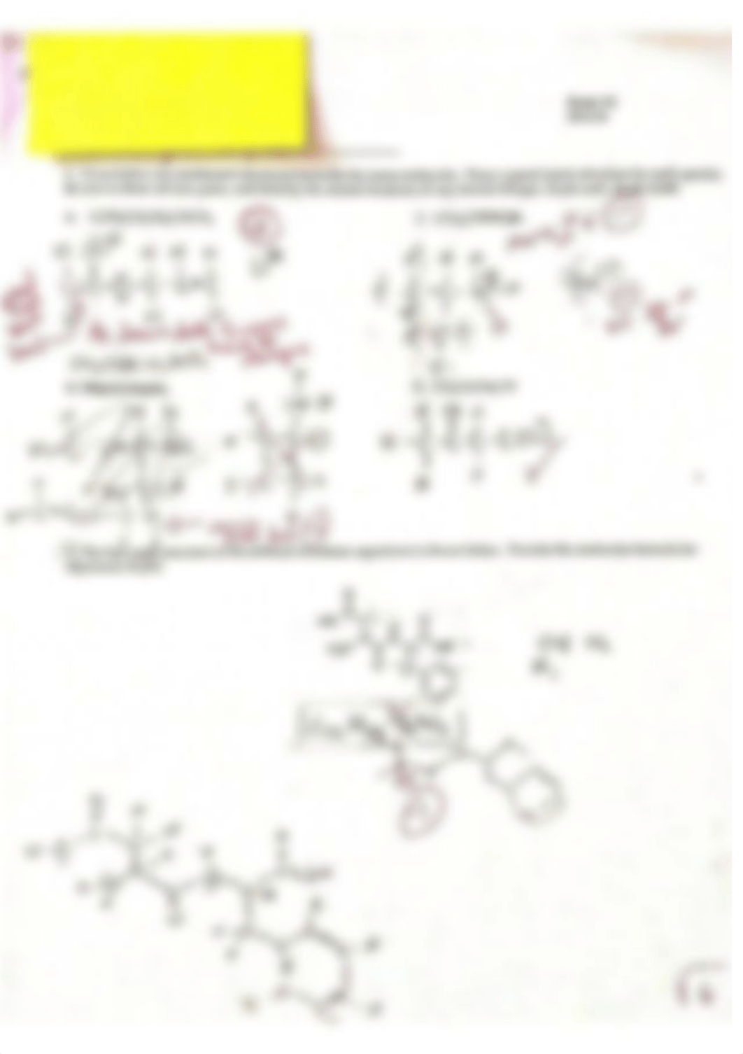 Exam 1, Lewis Structures,Molecular Formula_dp6cxx55lvk_page1