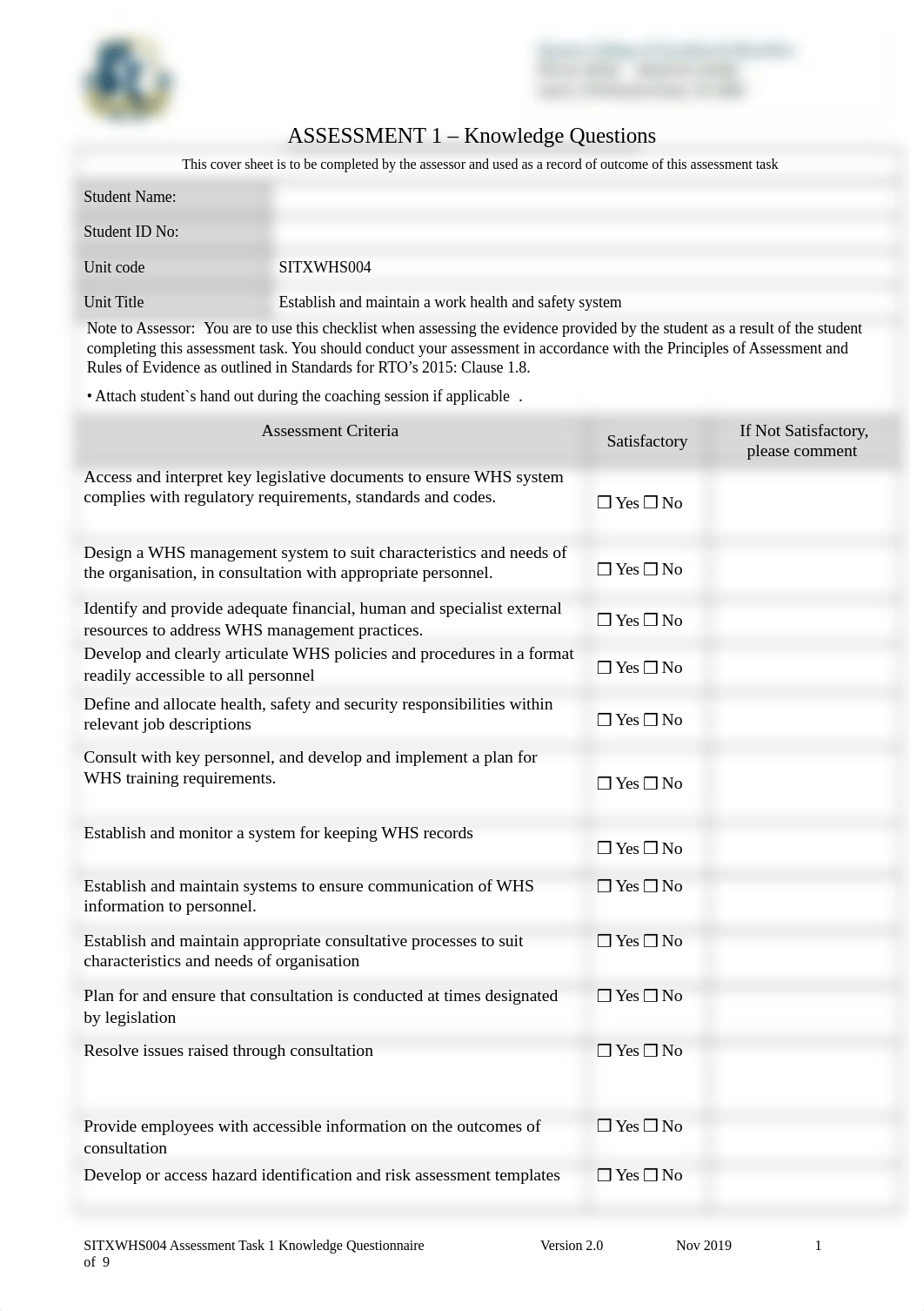 SITXWHS004 Assessment Task 1 Knowledge Questionnaire.docx_dp6idpa1e8i_page1