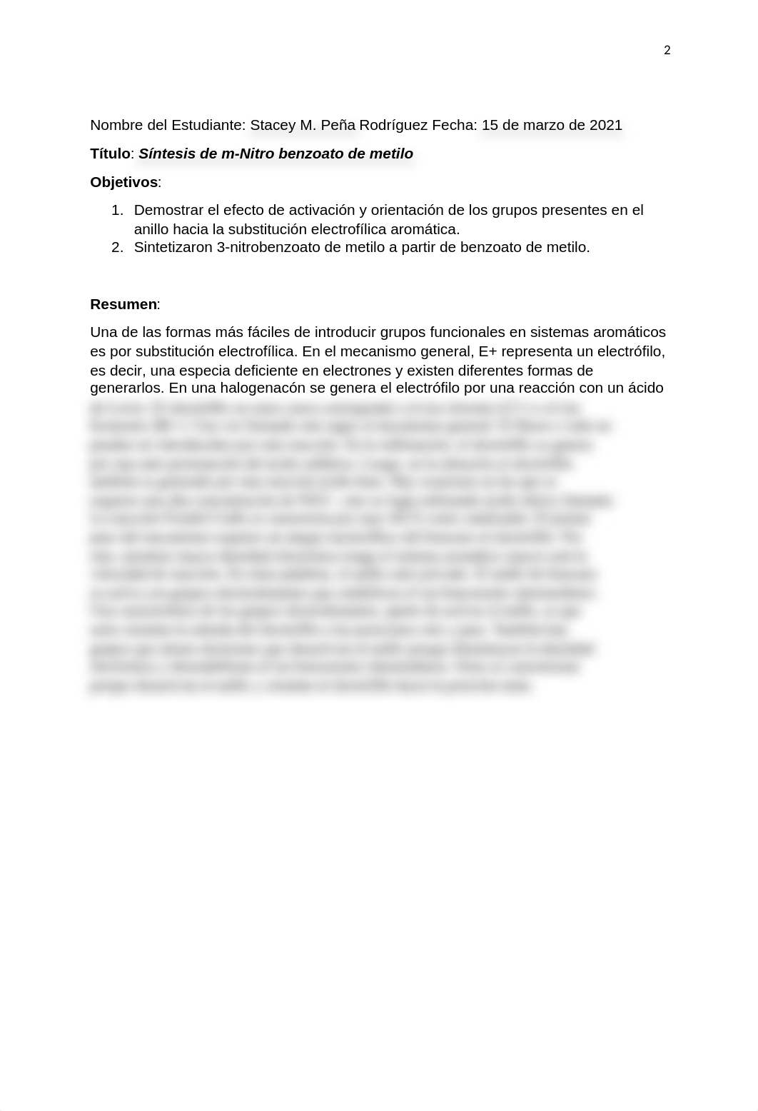 Pre - informe de Laboratorio - Síntesis de m-Nitro benzoato de metilo.docx_dp6n9uz2ip3_page2