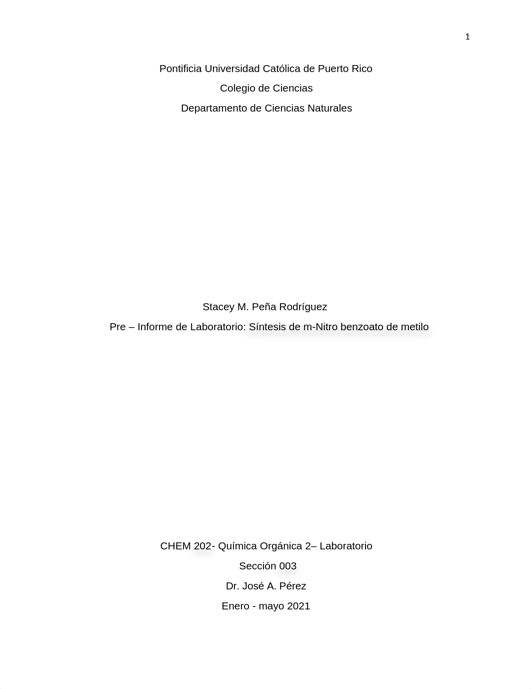 Pre - informe de Laboratorio - Síntesis de m-Nitro benzoato de metilo.docx_dp6n9uz2ip3_page1