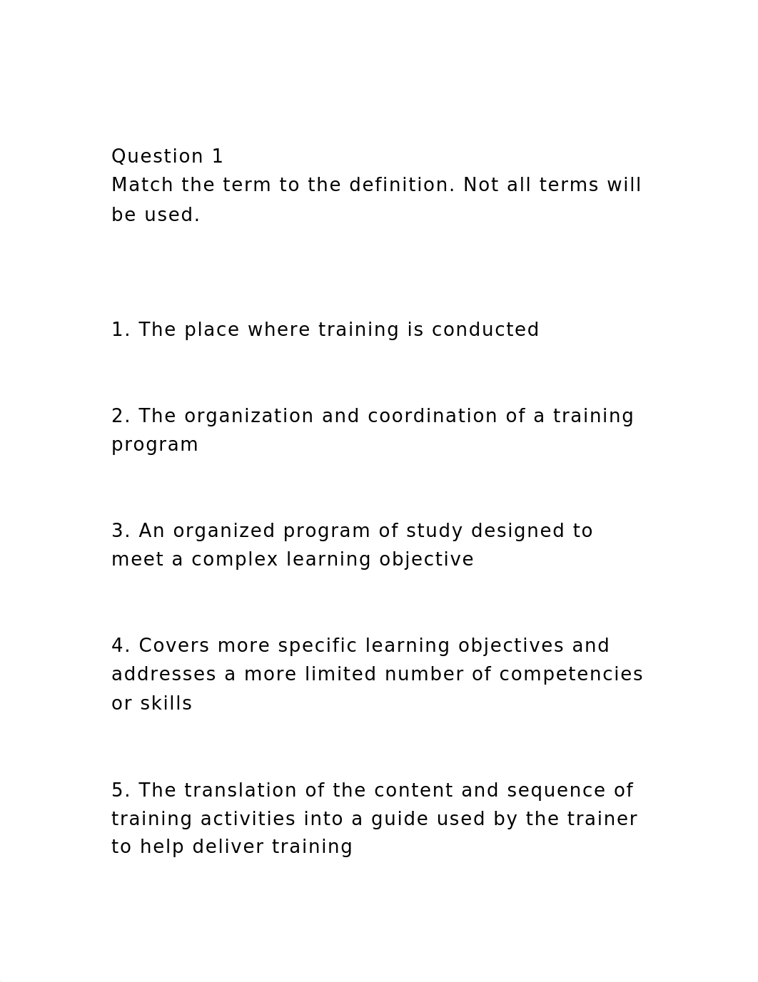 Question 1 Match the term to the definition. Not all terms will .docx_dp6o5jh1evy_page2