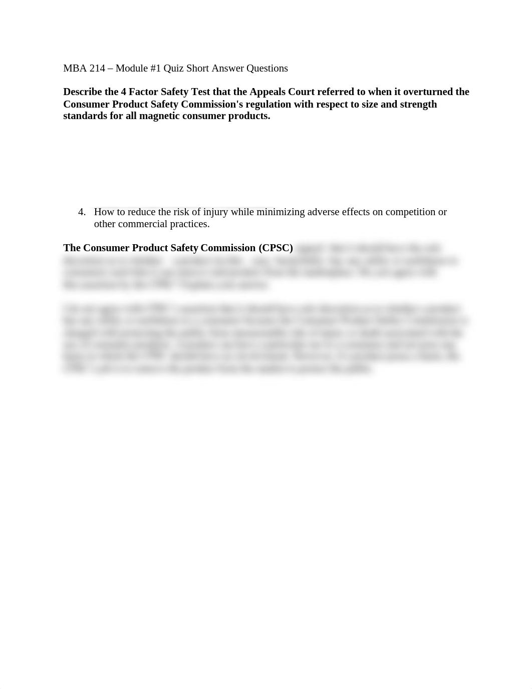 MBA 214 - Module #1 Quiz Short Answer Questions .docx_dp6ppizzfx3_page1