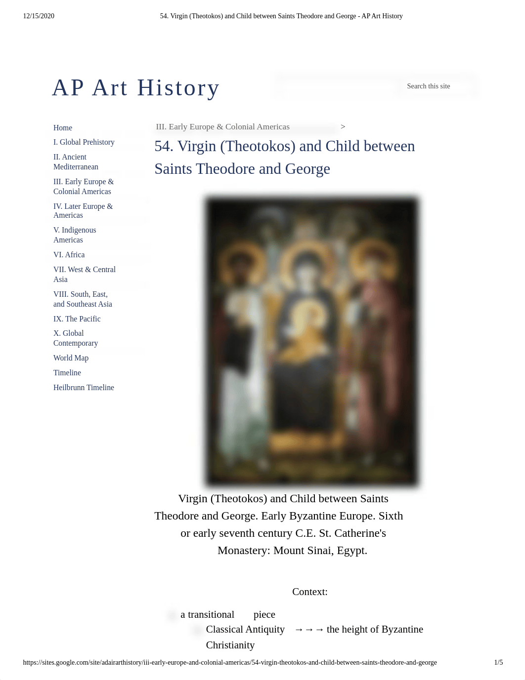 54. Virgin (Theotokos) and Child between Saints Theodore and George - AP Art History.pdf_dp6ptknwlz5_page1