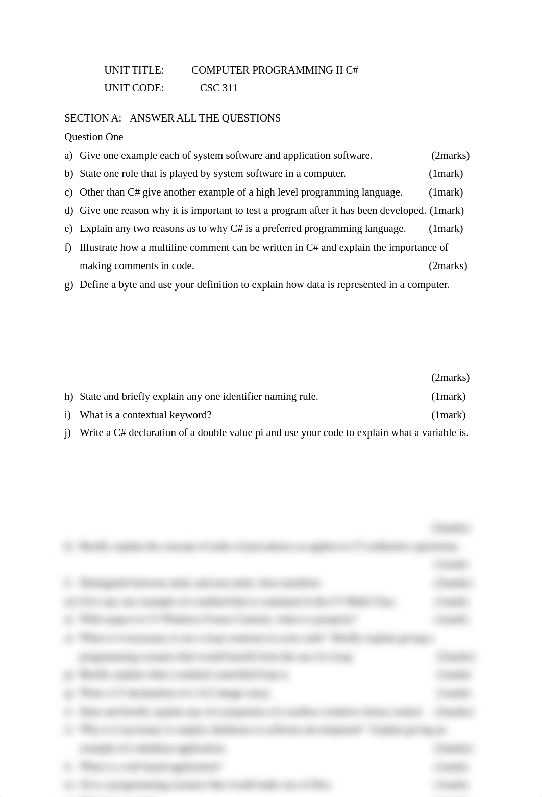 CSC 311 Exam-1.docx_dp77zvt02x7_page1