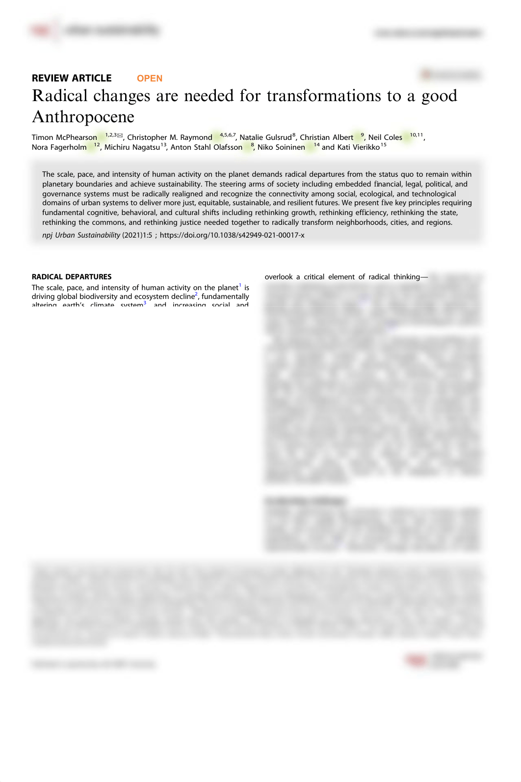 MacPerson, T. et al. (2021).  Radical changes are needed for transformations to a good Anthropocene._dp79c4bemwu_page1