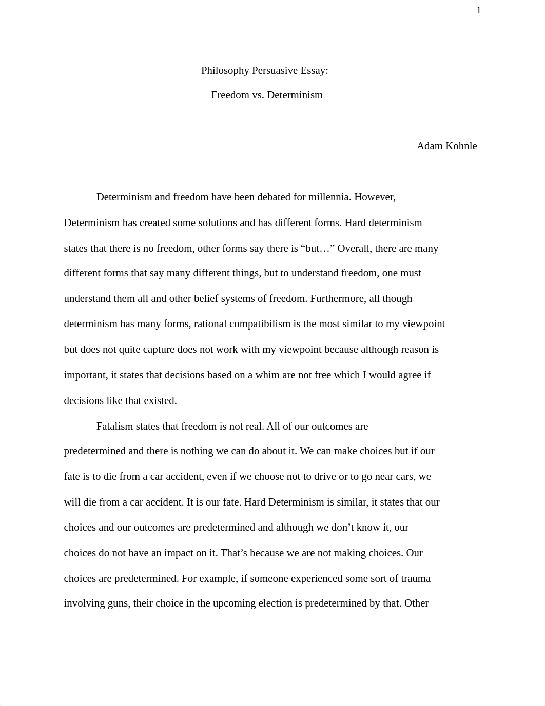 AKohnle Philosophy Freedom Persuasive Essay.pdf_dp7g9isgtgp_page1