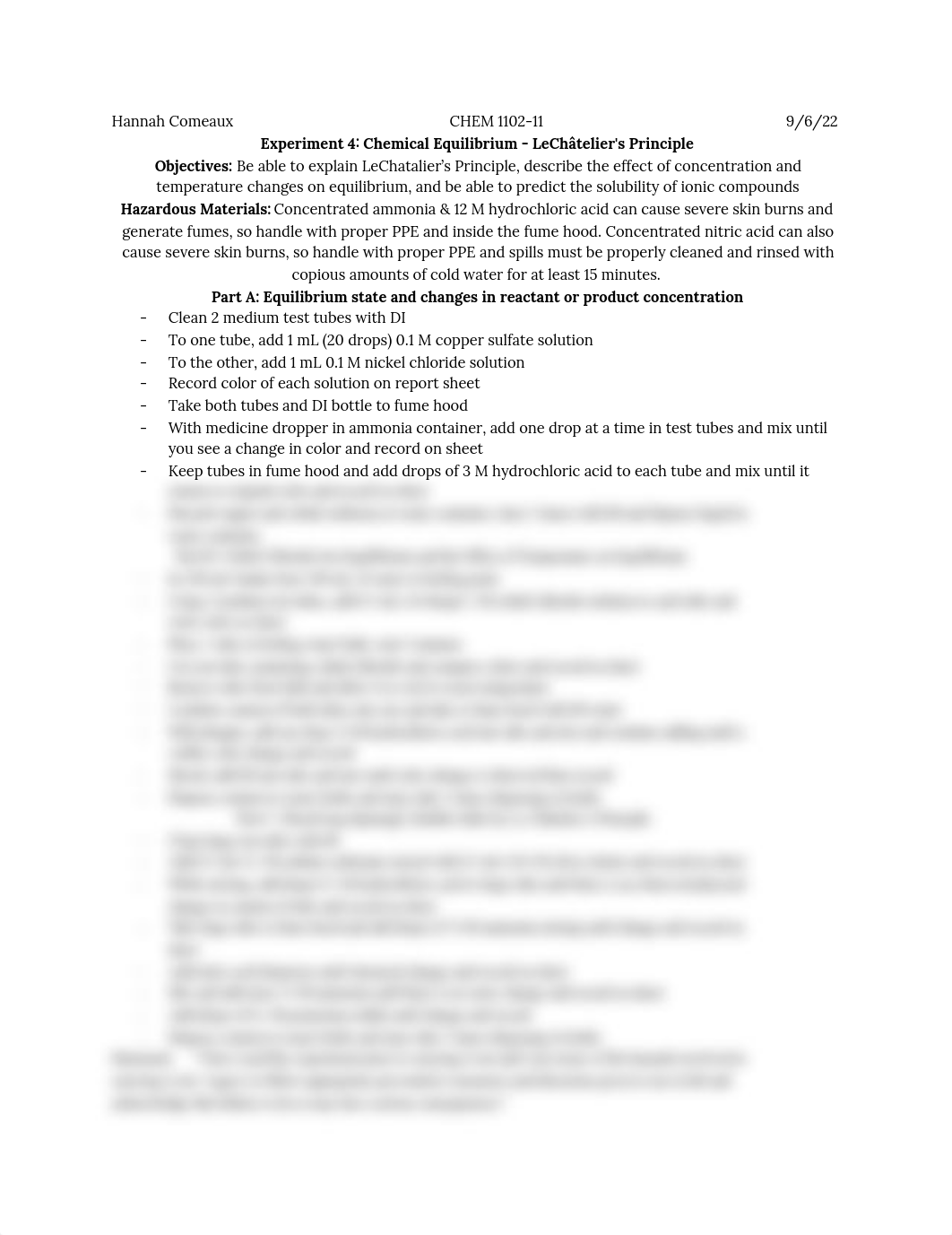 experiment 4_ chemical equilibrium - LeChâtelier's Principle.pdf_dp7jjubrs5d_page1