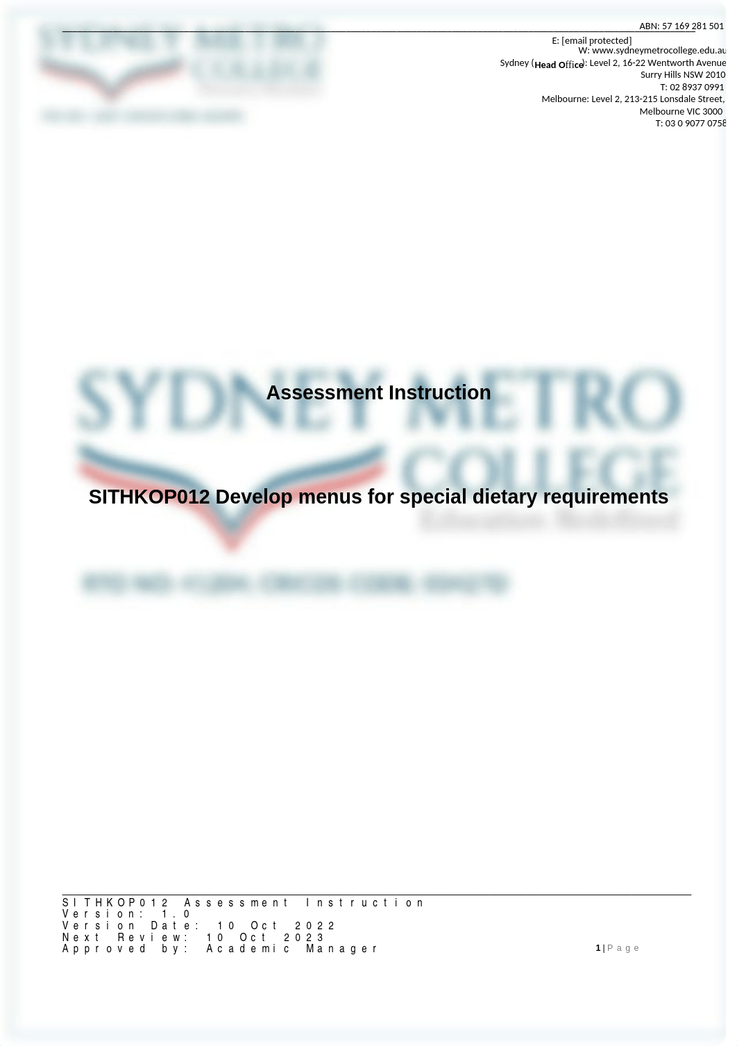 SITHKOP012_Assessment Instruction_v1.0.docx_dp7svfspuht_page1